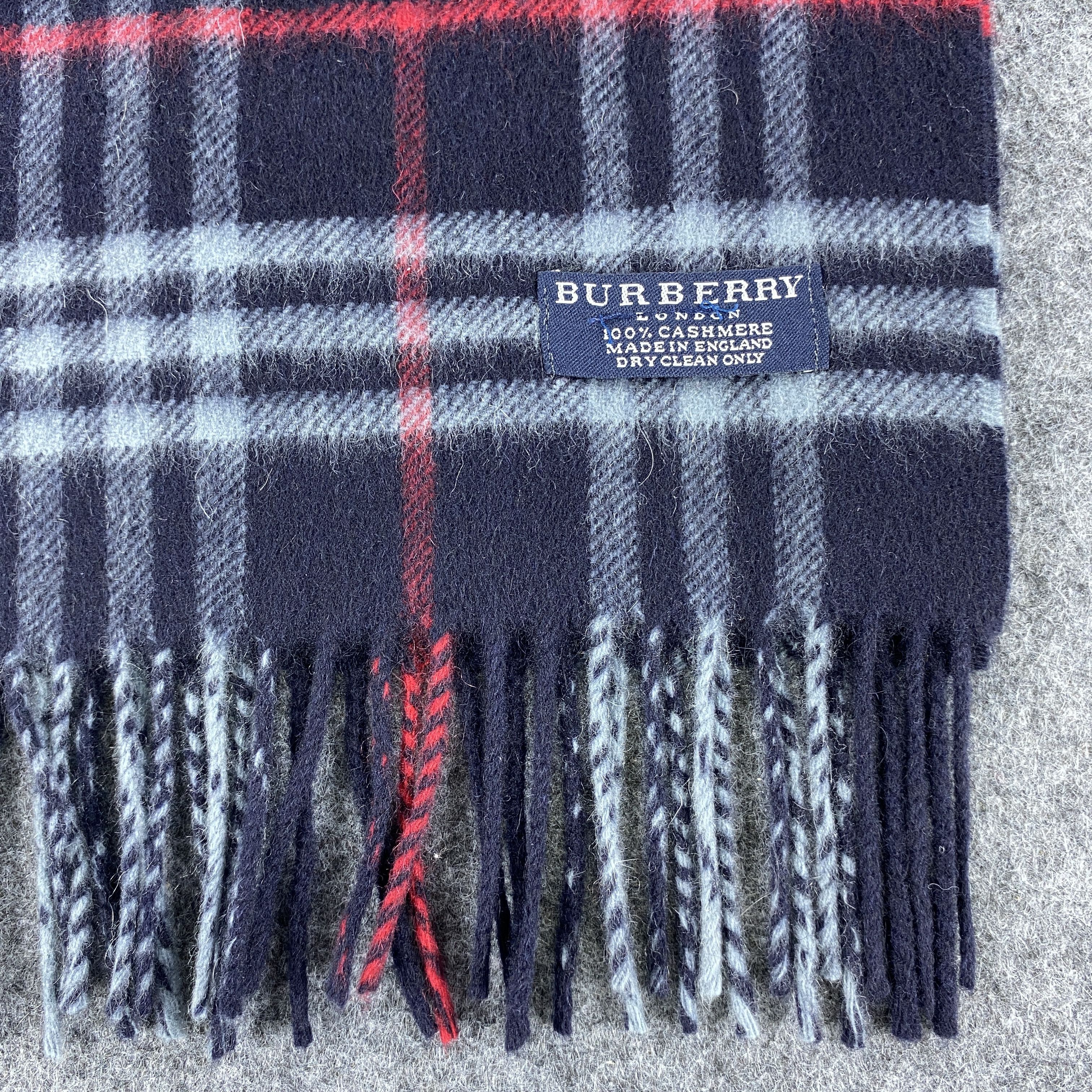 Burberry × Vintage Burberry Scarf # Muffler # Neckwear # D580 Size ONE SIZE - 2 Thumbnail