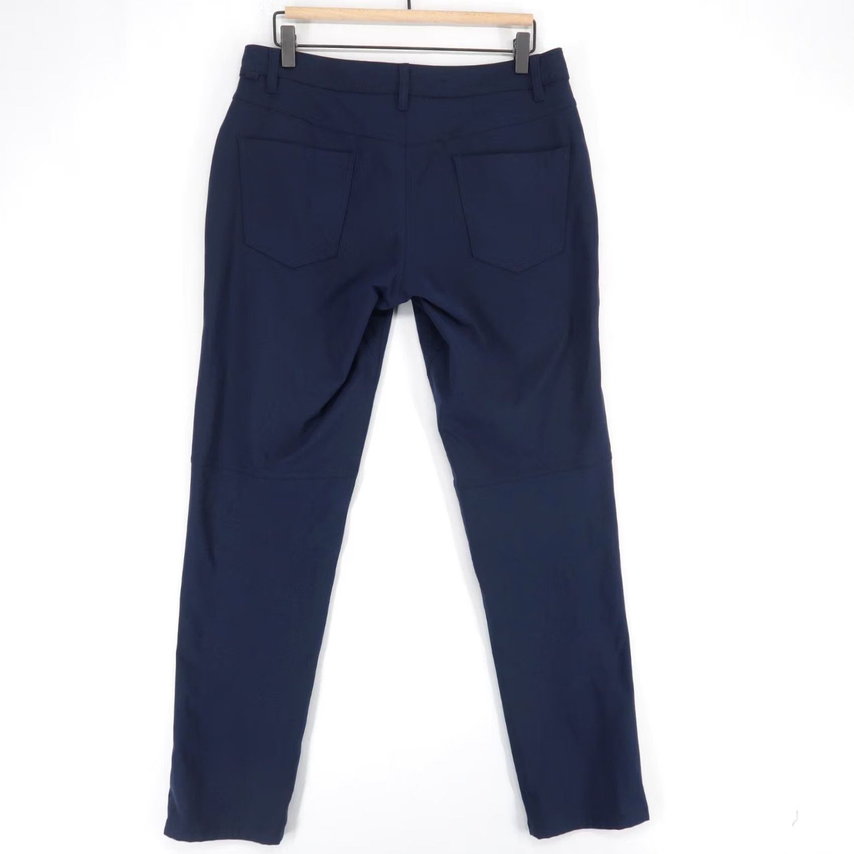Lululemon Lululemon ABC Classic Fit Pants Mens 31 Blue Warpstreme 5 Pocket Flaws Wool?? Size US 31 - 2 Thumbnail