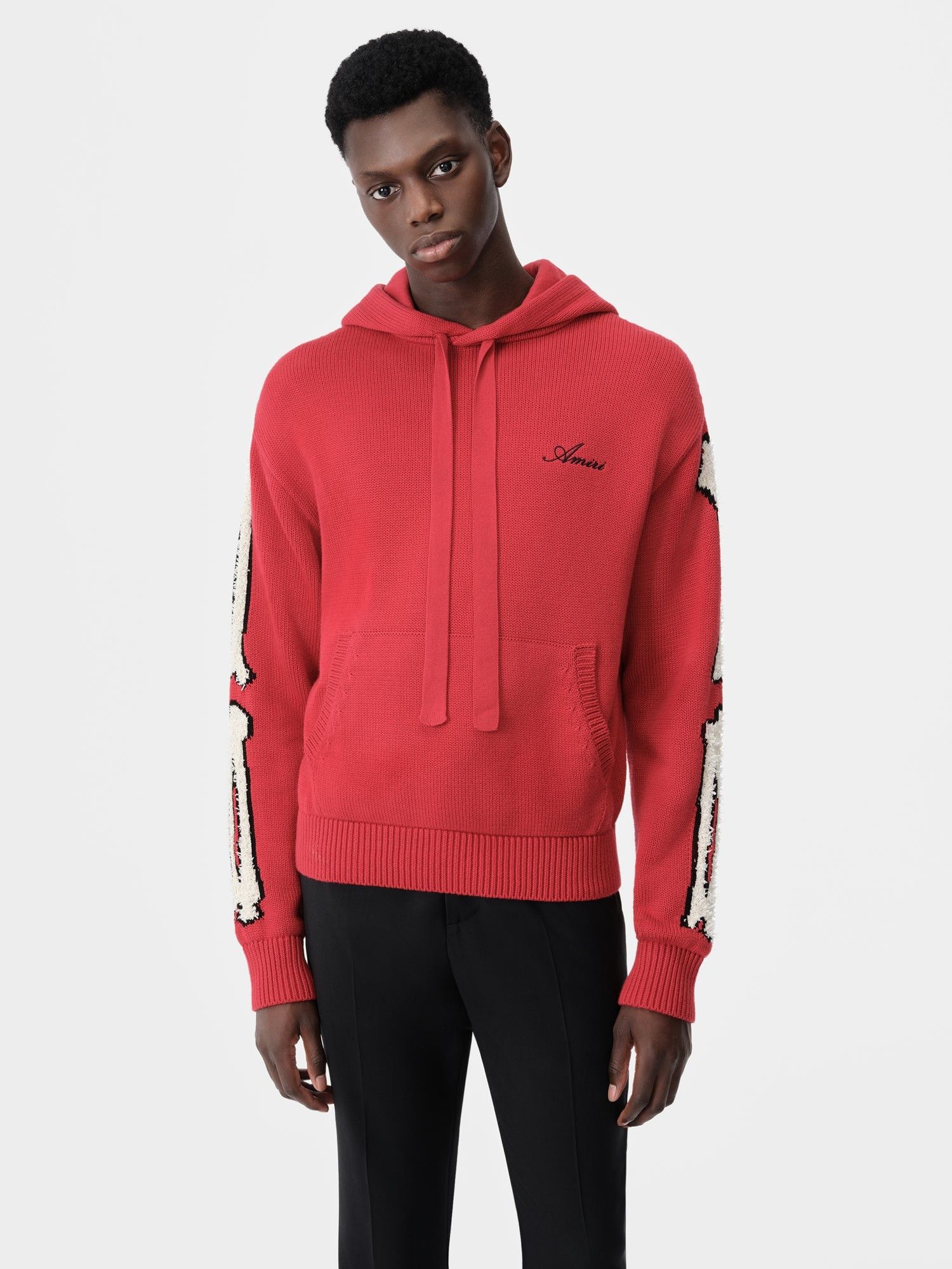 Amiri o1orln1025 Bones Hoodie in Red Size US S / EU 44-46 / 1 - 3 Thumbnail