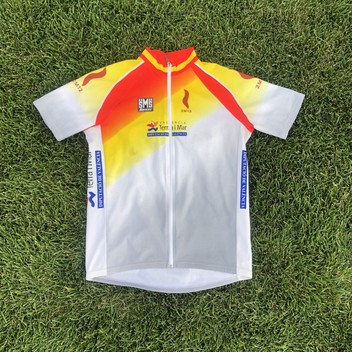 Vintage Spain Valencia Santini Radtrikot Bike Rad Cycling jersey Size US XXL / EU 58 / 5 - 1 Thumbnail