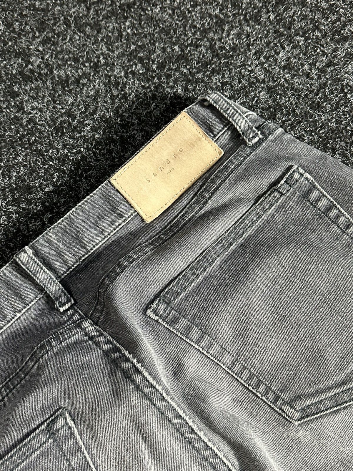 Designer × Sandro 🚨étroit Denim Light wash Size 32 slim rare Sandro luxury Size US 32 / EU 48 - 10 Thumbnail
