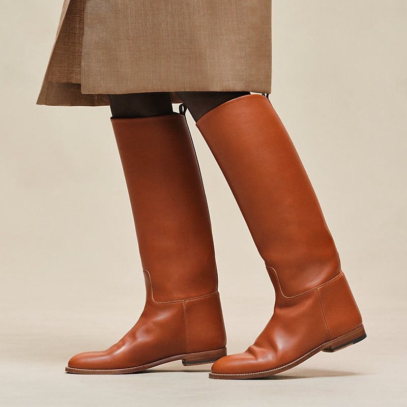 Hermes Hermes Jumping Boots Knee High Size US 5.5 / IT 35.5 - 2 Thumbnail