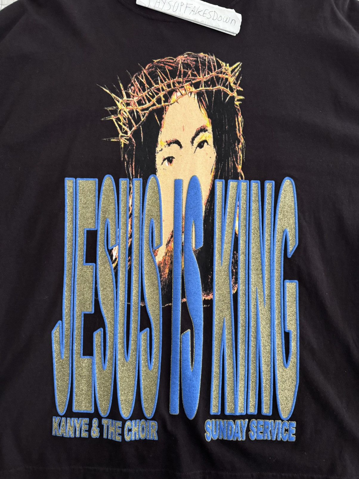 AWGE × Kanye West AWGE Jesus Is King T-Shirt Sunday Service LA Kanye West Size US L / EU 52-54 / 3 - 3 Thumbnail