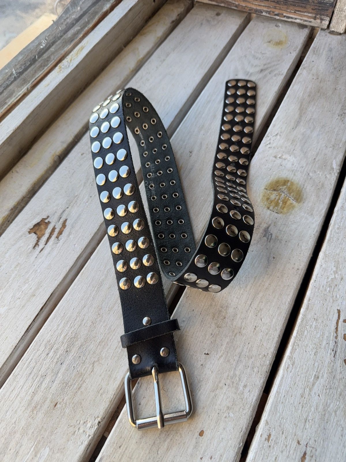 Japanese Brand 90s Y2K Avant Garde Punk Chrome Japanese Retro Style Belt Size ONE SIZE - 5 Thumbnail