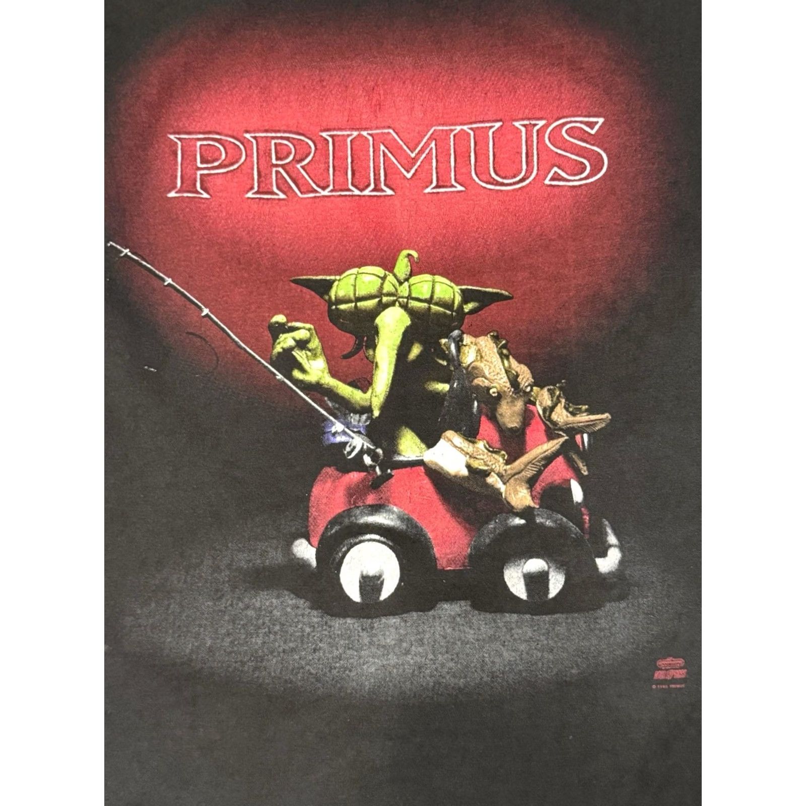 Hanes VINTAGE Primus Miscellaneous Debris Shirt L/XL Skeeter Fly Guy Les Claypool 90s Black Hanes Mens Size US XL / EU 56 / 4 - 3 Thumbnail
