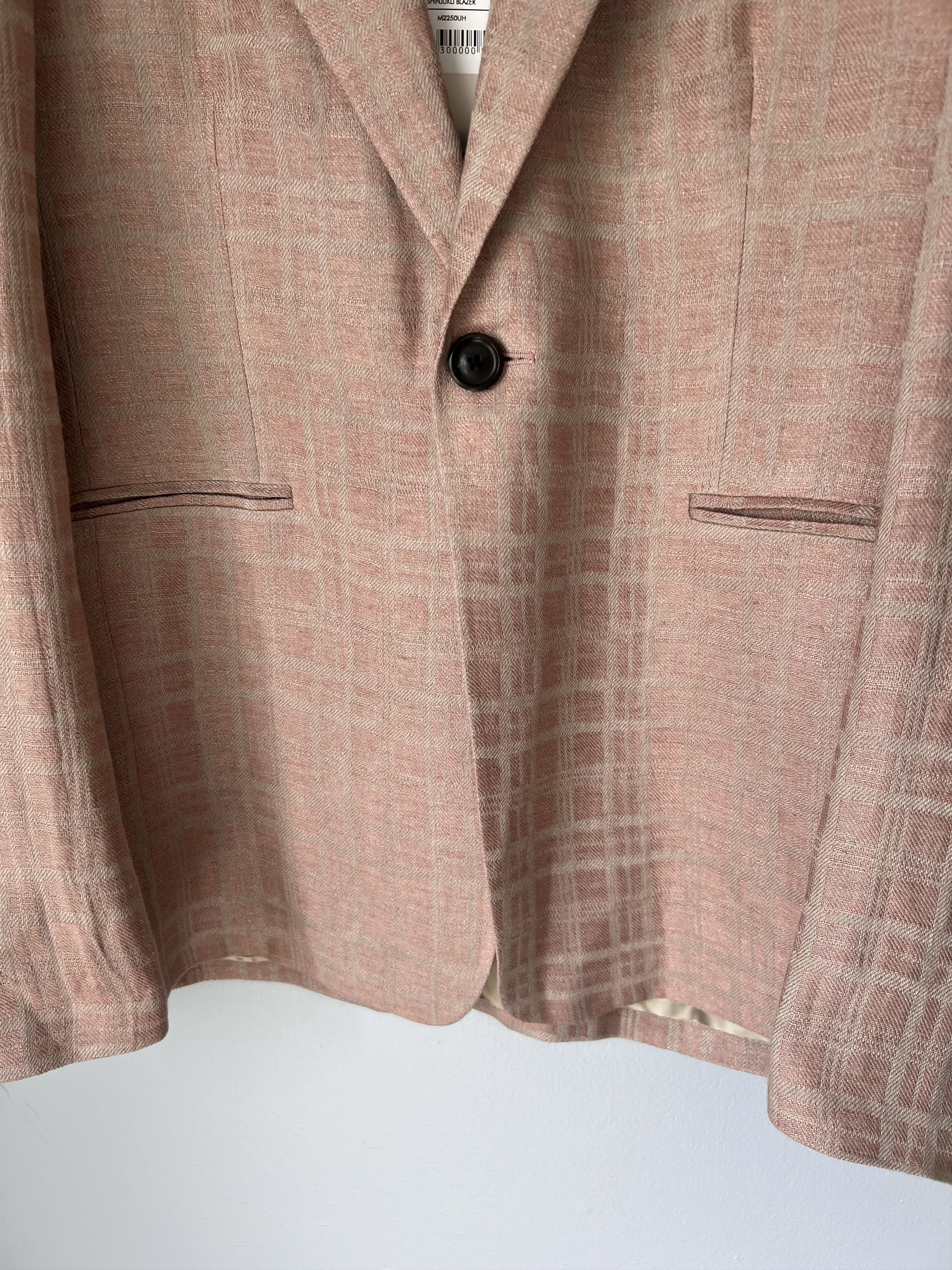 Our Legacy Our Legacy Unconstructed Shinjuku Blazer in Pink Linen Size 48R - 3 Thumbnail