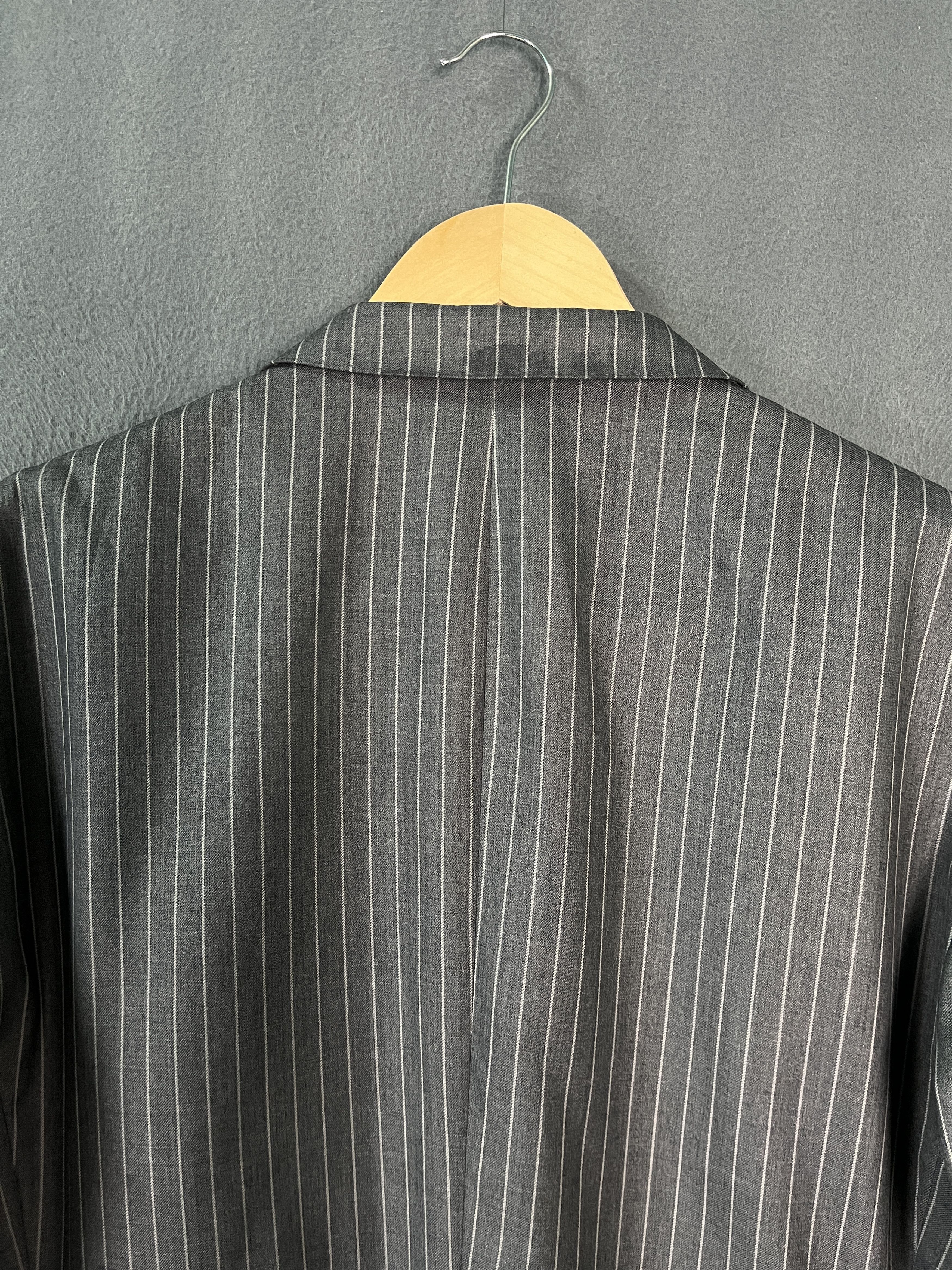 Tete Homme Tete Due by Kazutaka Katoh Stripes Blazer Japanese Designer Size 44R - 6 Thumbnail