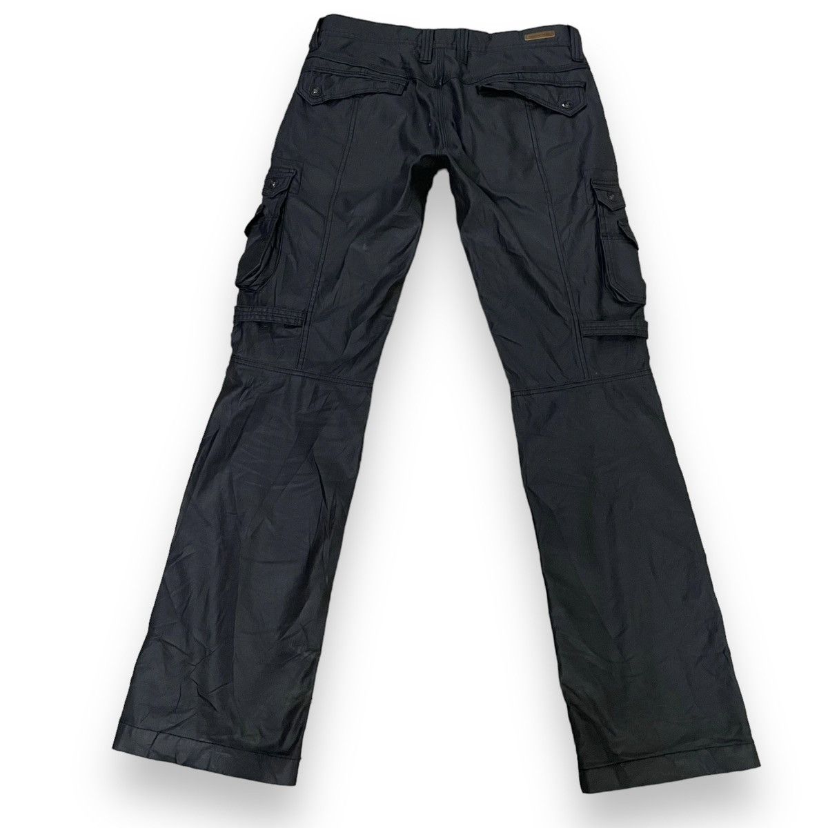 If Six Was Nine 🇯🇵 SUPER FLARE NICOLE CLUB FOR MEN CARGO WAXED PANTS Size US 32 / EU 48 - 2 Thumbnail