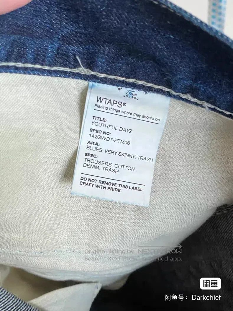 Wtaps Wtaps size M Blue Denim Jeans Size US 30 / EU 46 - 7 Thumbnail