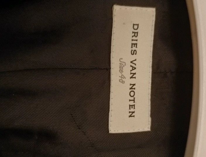 Dries Van Noten Dries van noten Striped white suit jacket 2412-Nextarrow Size 48R - 6 Thumbnail