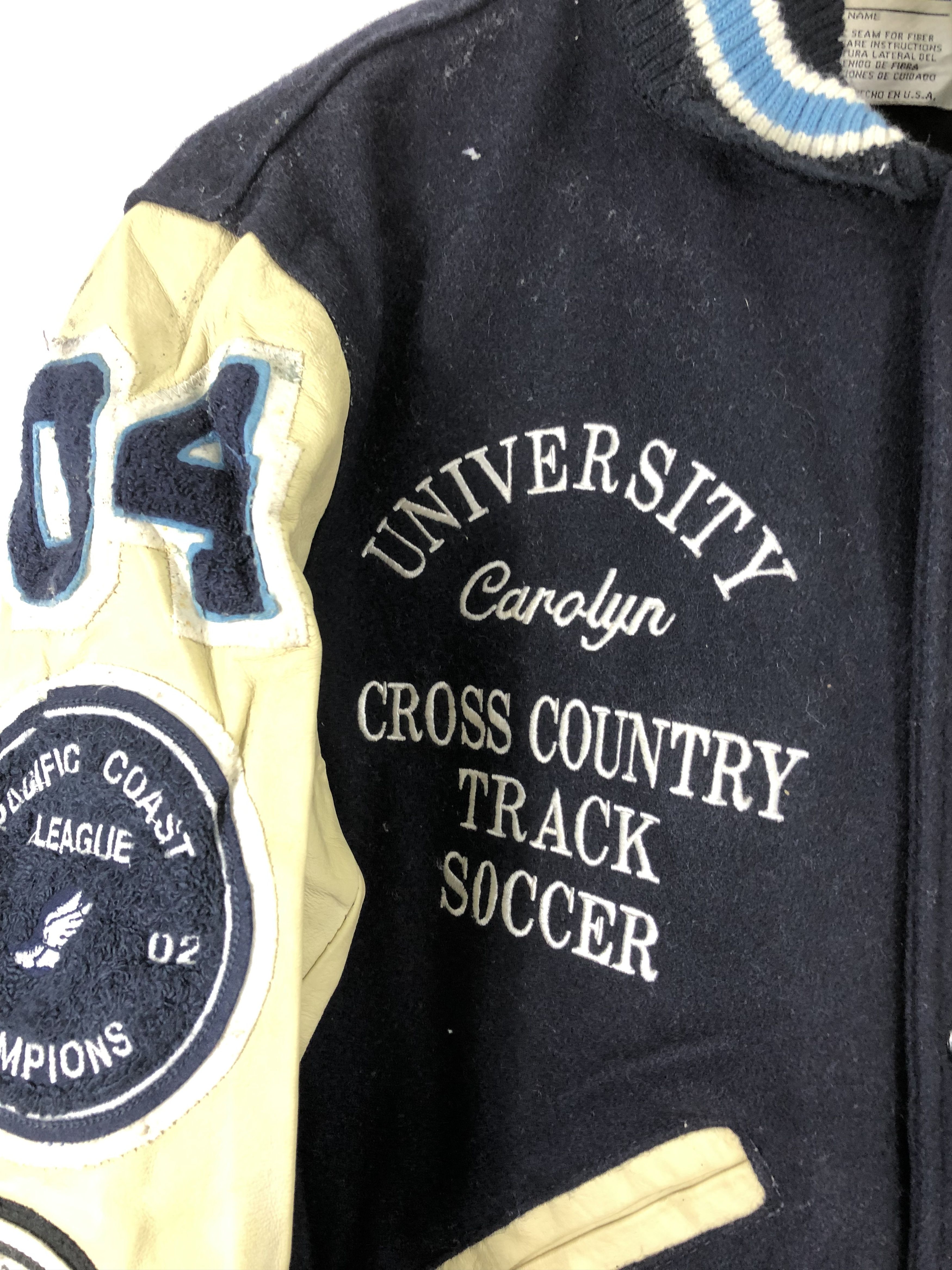 Delong Vintage Delong Varsity Jacket University Full Patches V0236 Size US XS / EU 42 / 0 - 6 Thumbnail