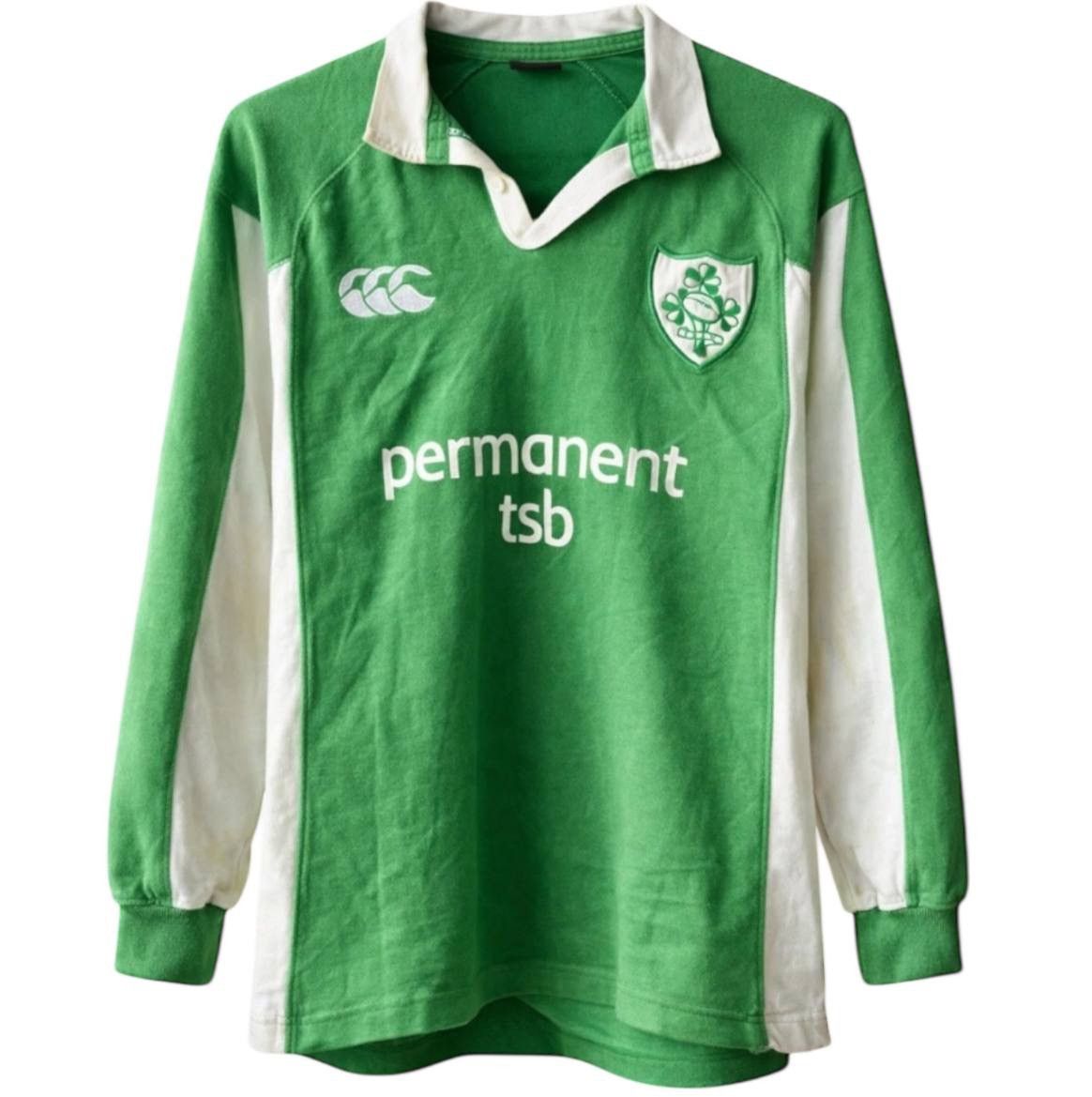 2004/05 IRELAND TEAM RUGBY UNION RARECANTERBURY SHIRT JERSEY