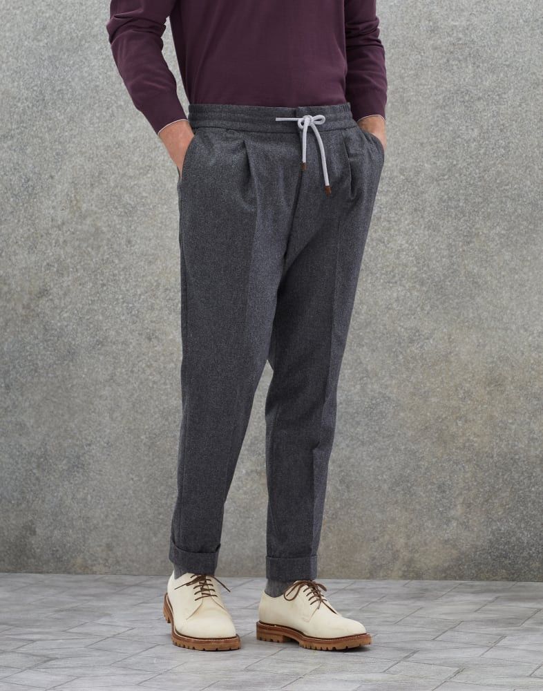 Brunello Cucinelli o1w1db10924 Pants in Grey Size US 36 / EU 52 - 1 Thumbnail