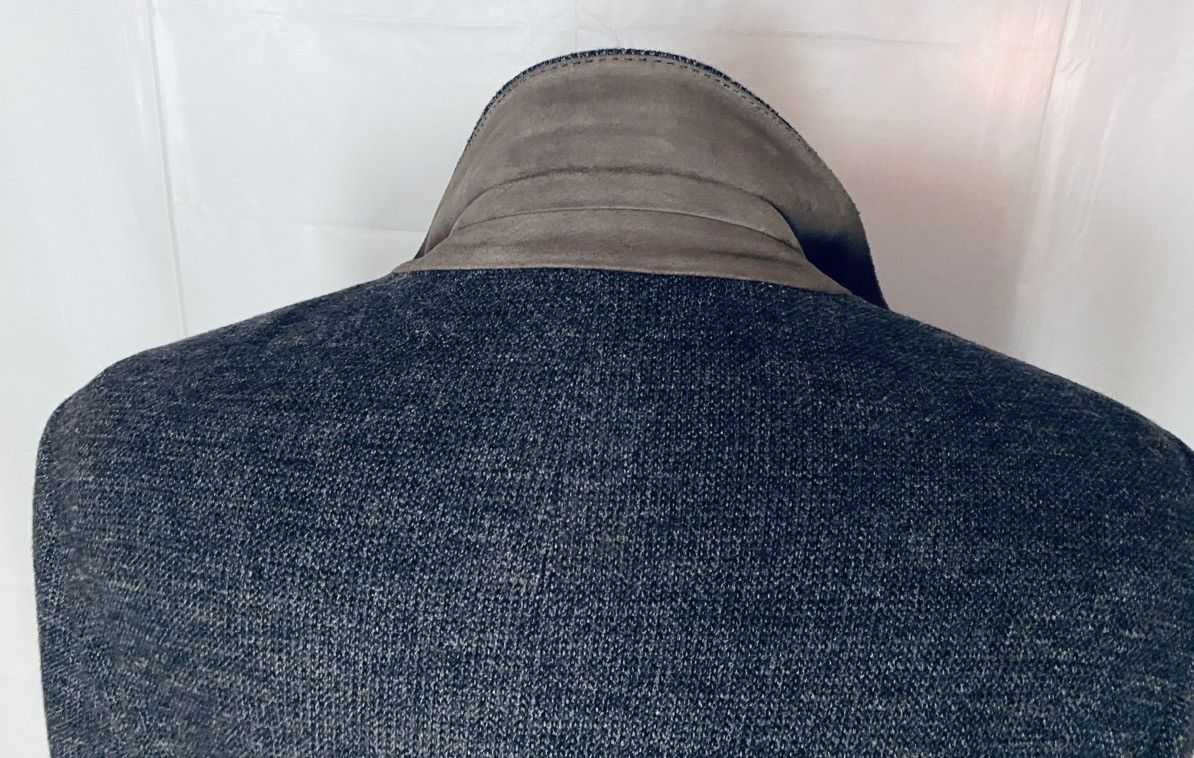 Loro Piana Loro Piana 🇮🇹 Sweater Knit Wool Cashmere Goatskin Trim 56 NEW Size US XL / EU 56 / 4 - 7 Thumbnail