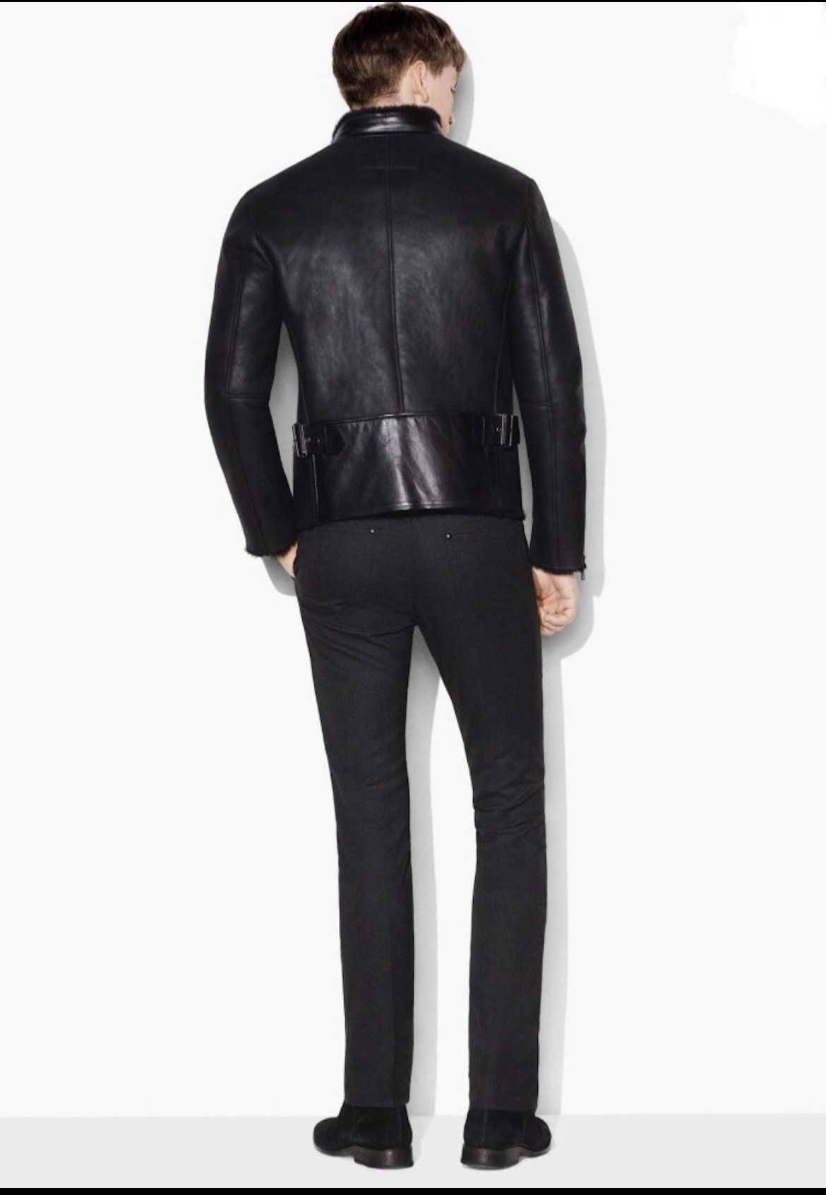 John Varvatos Shearling Moto jacket. 48 Size US M / EU 48-50 / 2 - 2 Thumbnail
