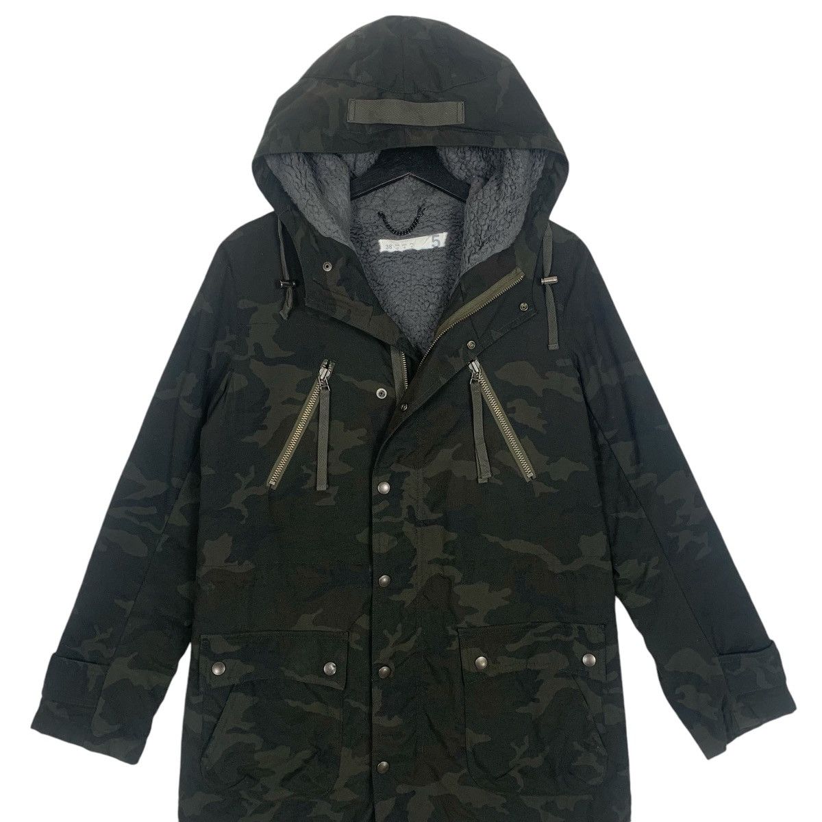 Japanese Brand The 5 Japanese Brand Streetwear Outdoor Camo Jacket Parka Size S / US 4 / IT 40 - 2 Thumbnail