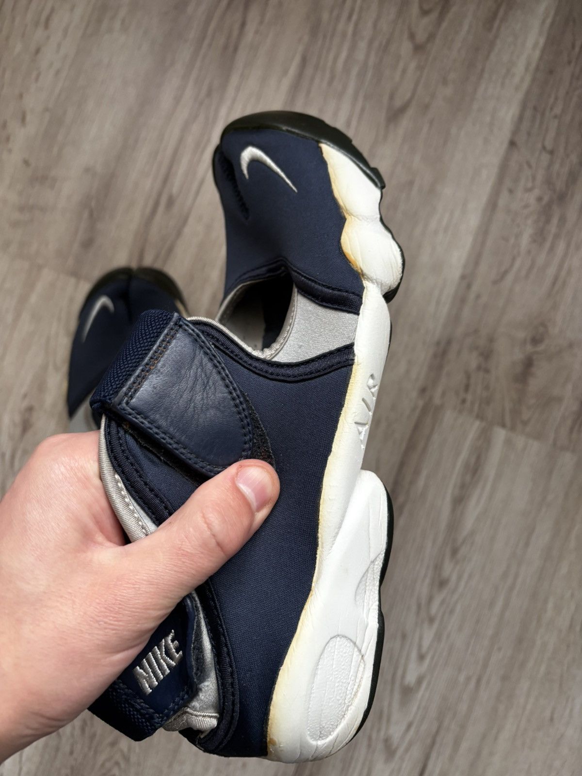Nike Nike Air Rift Trainers Sandals Shoes Navy Blue 2006 US 10 Size US 10 / EU 43 - 16 Thumbnail