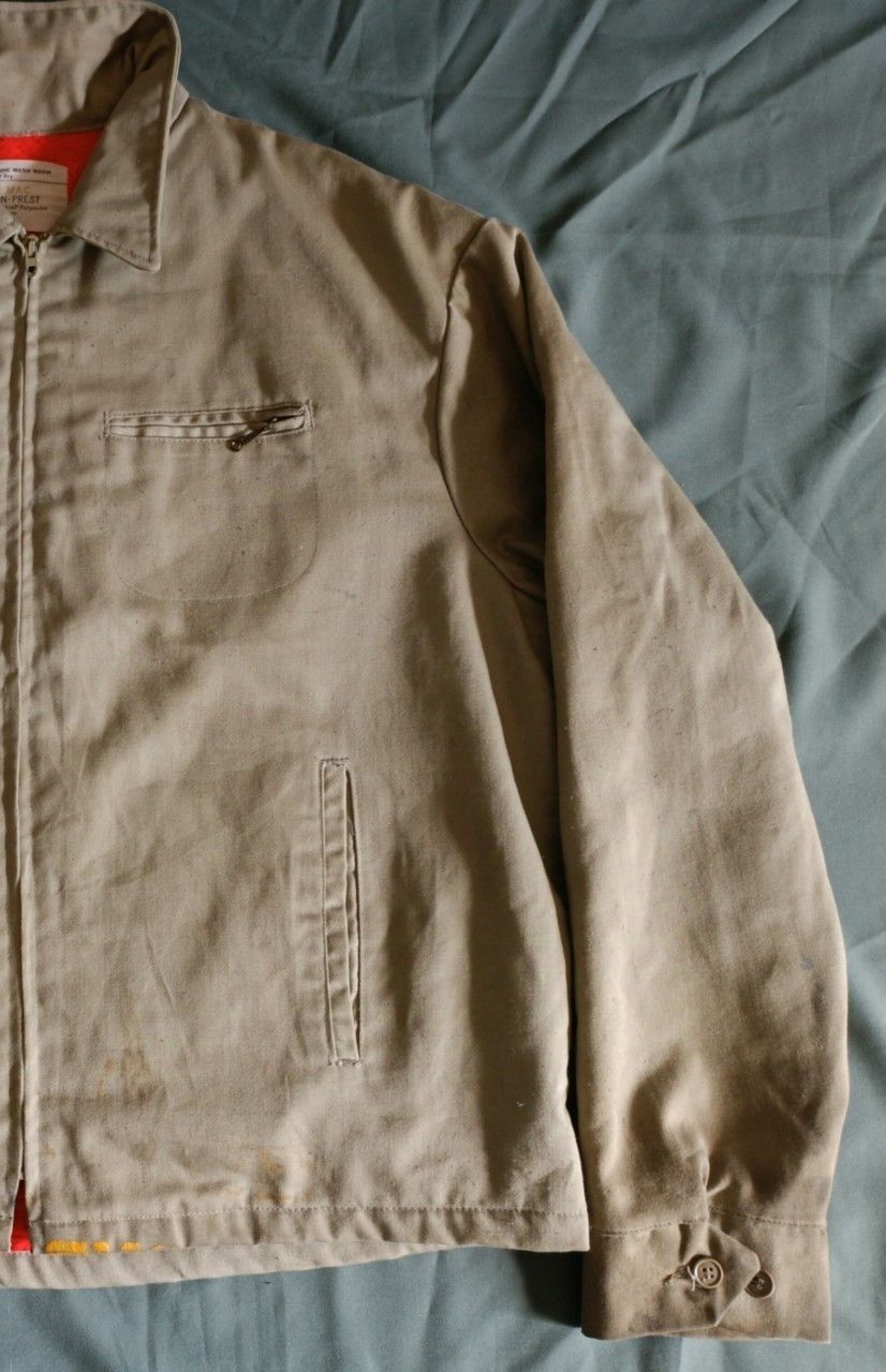 Big Mac Vintage 1970s Big Mac Cotton Work Jacket Size US L / EU 52-54 / 3 - 5 Thumbnail