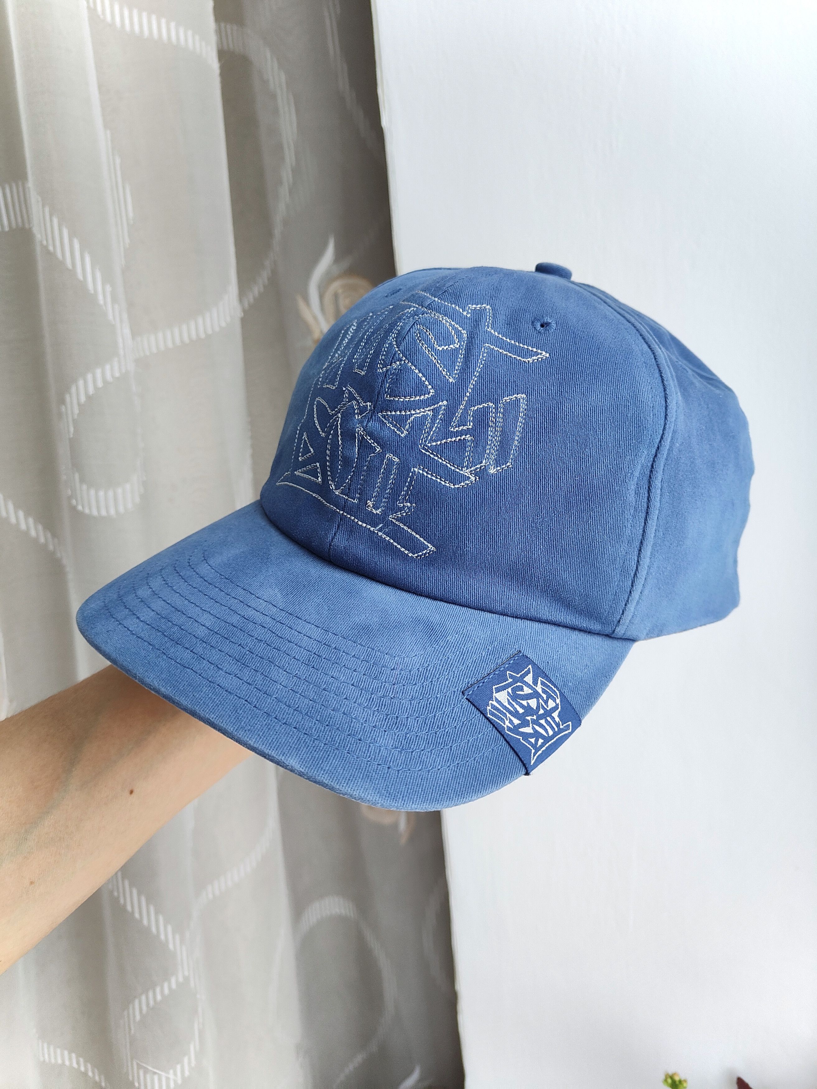 Nike Vintage Y2K Nike Air Cap Japanese Graffiti Hat Tec Flex Fit Size ONE SIZE - 1 Thumbnail