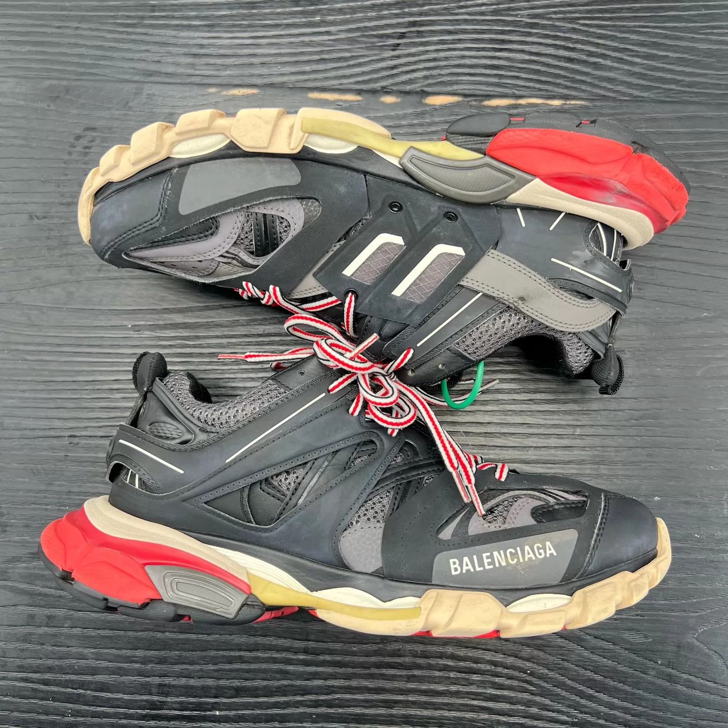 Balenciaga Balenciaga Track Black Red 41 Boxed Sneaker Size US 8 / EU 41 - 3 Thumbnail