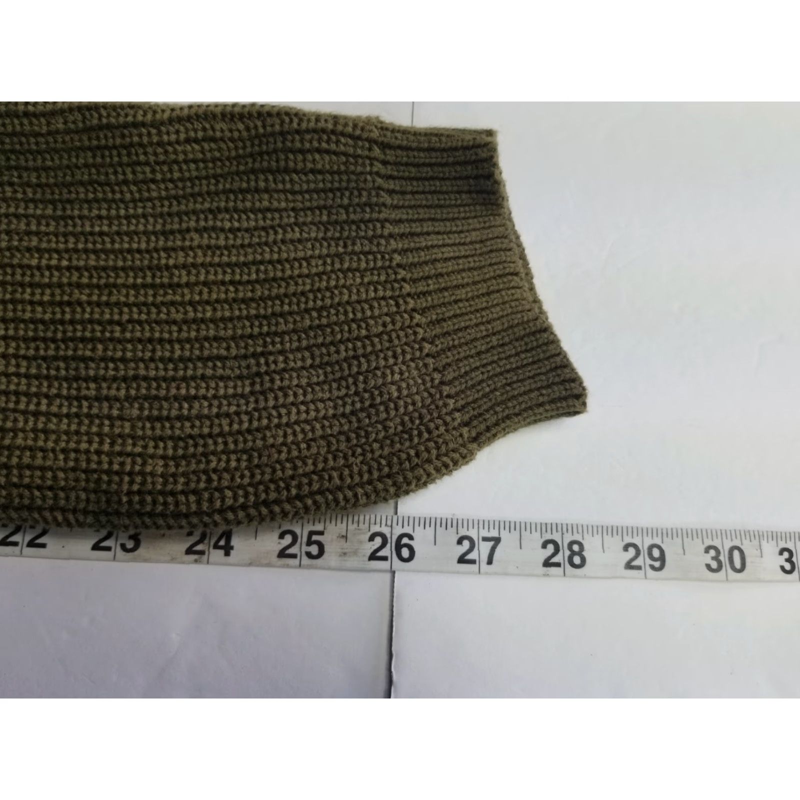 Vintage Pact Sweater Cardigan Long Sleeve Green Cotton Women's Small S Knit Cable-Knit Size S / US 4 / IT 40 - 7 Thumbnail