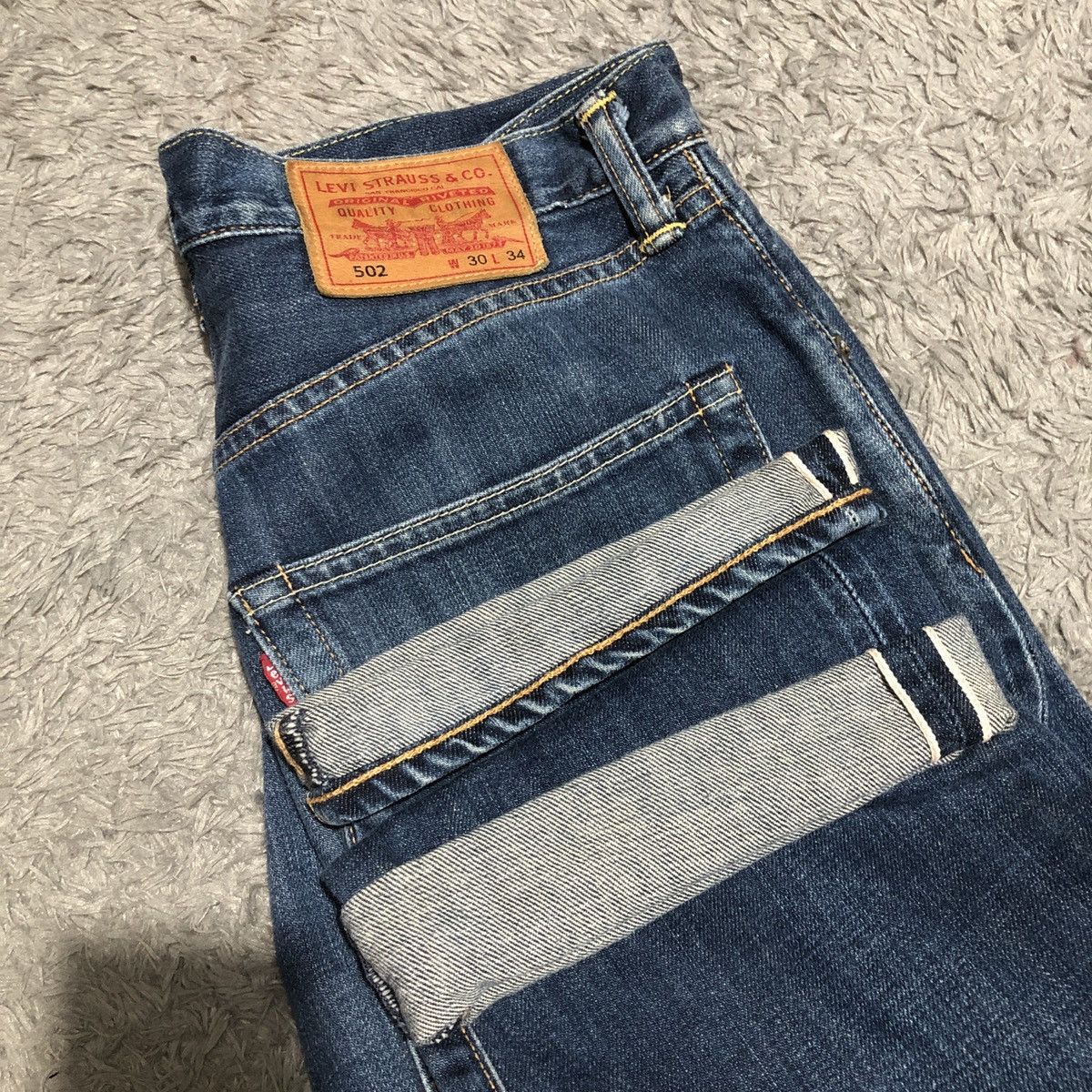 Levi's × Levi's Vintage Clothing Vtg LEVIS 502 SELVEDGE MADE IN JAPAN Size US 30 / EU 46 - 16 Thumbnail