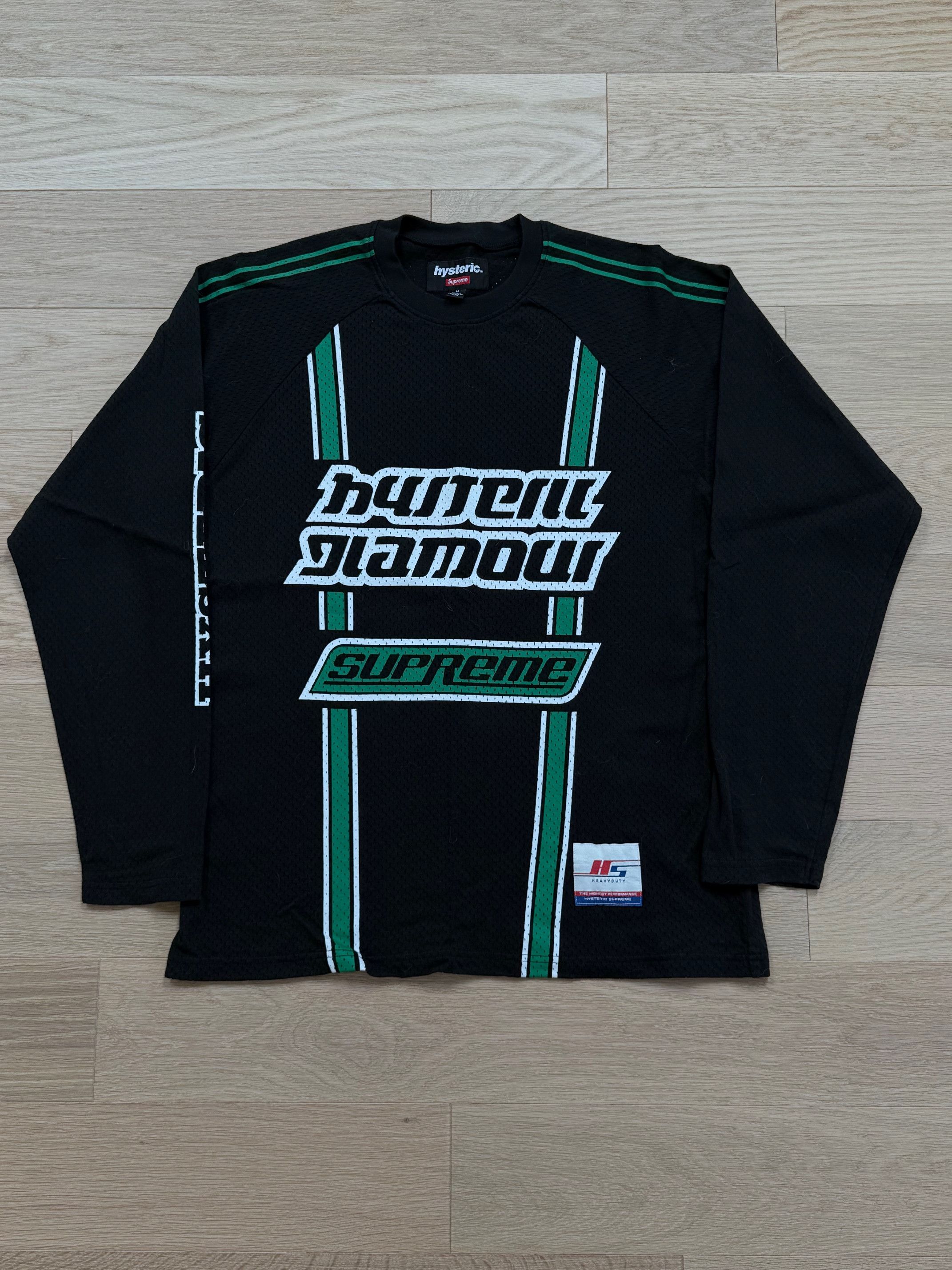 Supreme Supreme Hysteric Glamour Mesh Top L/S | Grailed