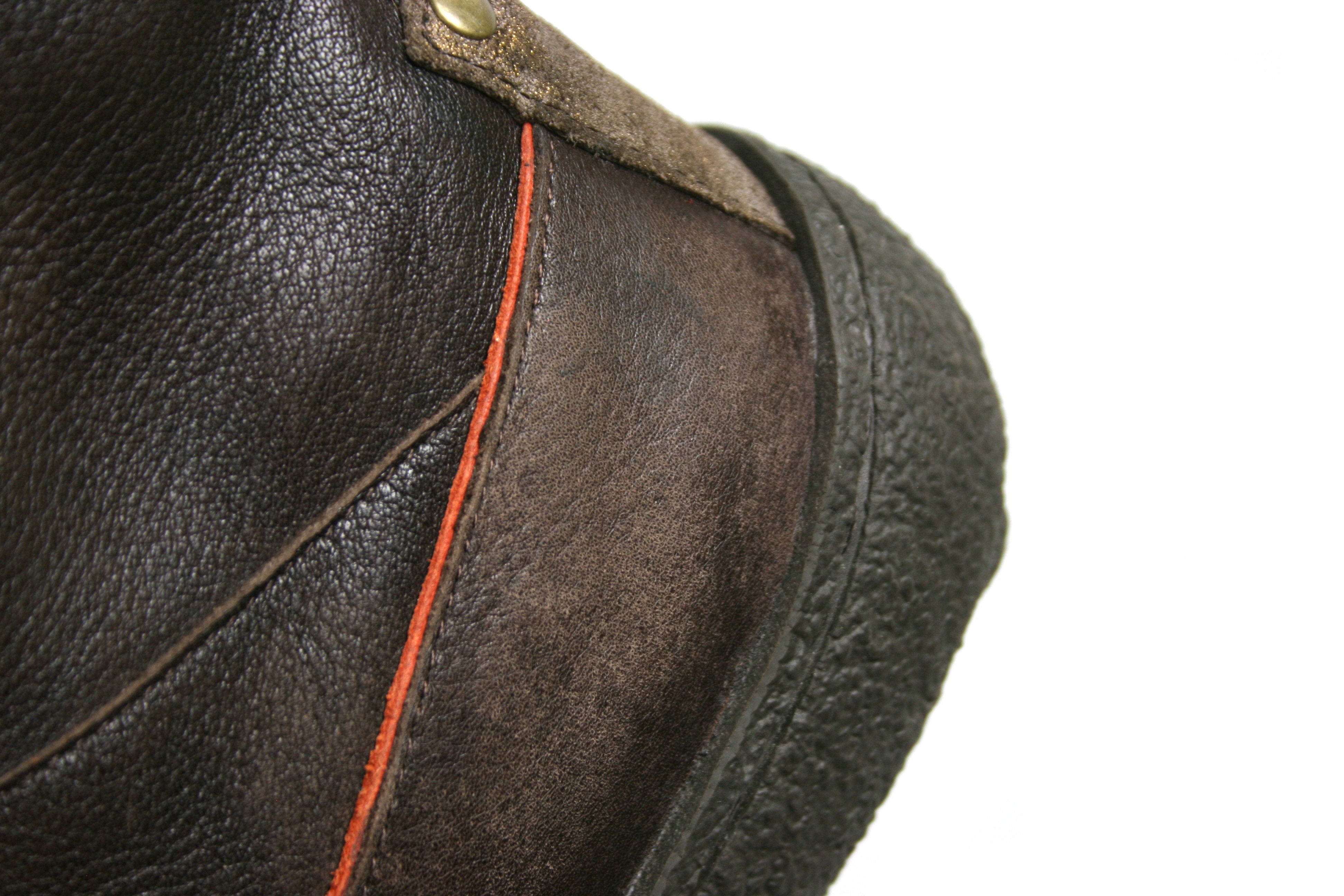 Camper Y2K Moto Boxing Knee High Leather Boots Vintage Size US 7 / IT 37 - 7 Thumbnail
