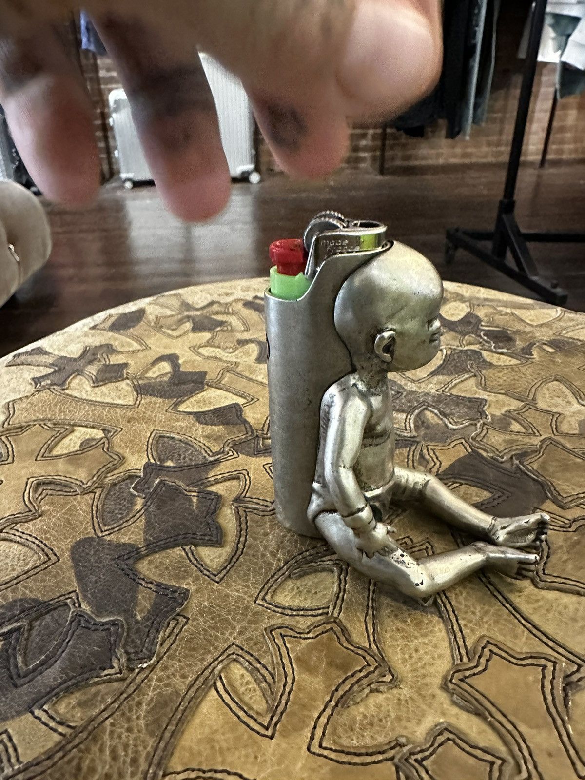 Enfants Riches Deprimes ERD 1 of 3 CRYING CRACK BABY LARGE SILVER LIGHTER Size ONE SIZE - 15 Thumbnail