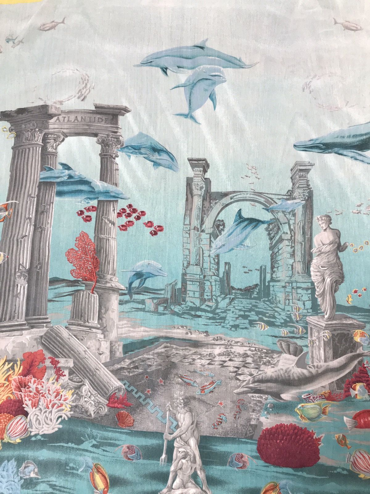 Etro × Vintage Etro Atlantide Very Rare Vintage Silk Scarf Italy Size ONE SIZE - 3 Thumbnail