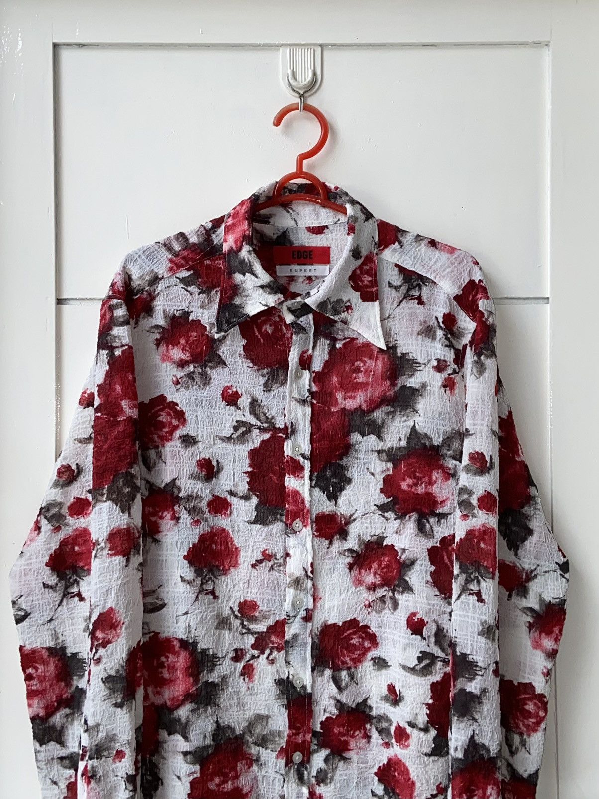 Designer × Japanese Brand EDGE RUPERT Flower Motive Shirt Size US S / EU 44-46 / 1 - 11 Thumbnail