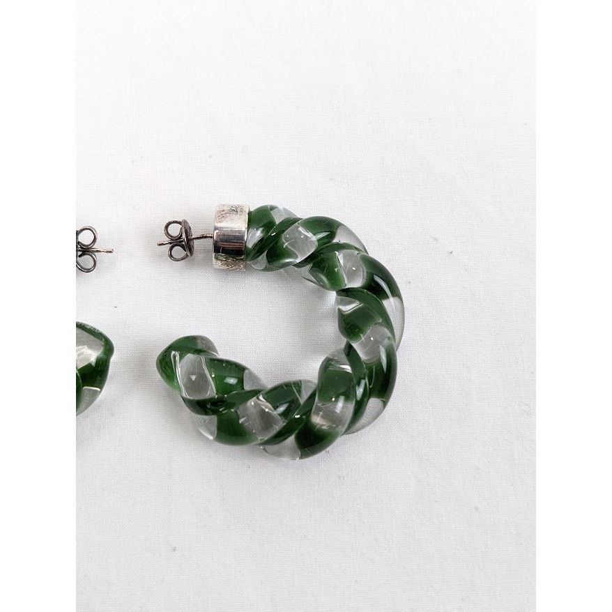 Bottega Veneta o1rshd1 Size: OS / Women's Sterling Silver/Glass Earrings Size ONE SIZE - 4 Thumbnail