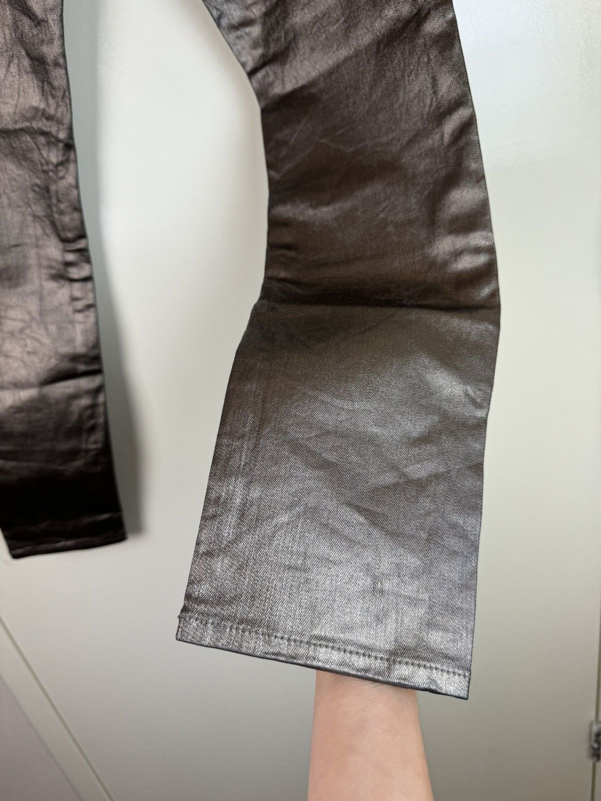 Ralph Lauren Ralph Lauren tompkins skinny metalized rubberized jeans 28 Size 28" / US 6 / IT 42 - 6 Thumbnail