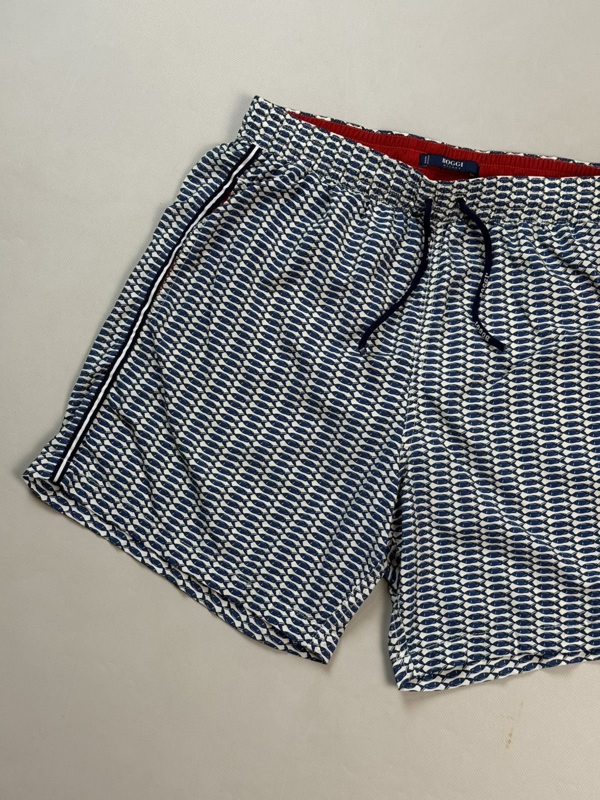 Boggi Boggi Milano Men’s Swimming Beach Fish Logo Shorts Size M Size US 32 / EU 48 - 5 Thumbnail