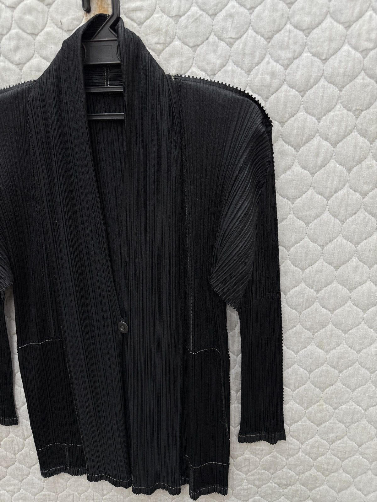 Pleats Please Issey Miyake 🔥🔥🔥ARCHIVE PLEATS PLEASE SHAWL COLAR CARDIGAN Size M / US 6-8 / IT 42-44 - 5 Thumbnail