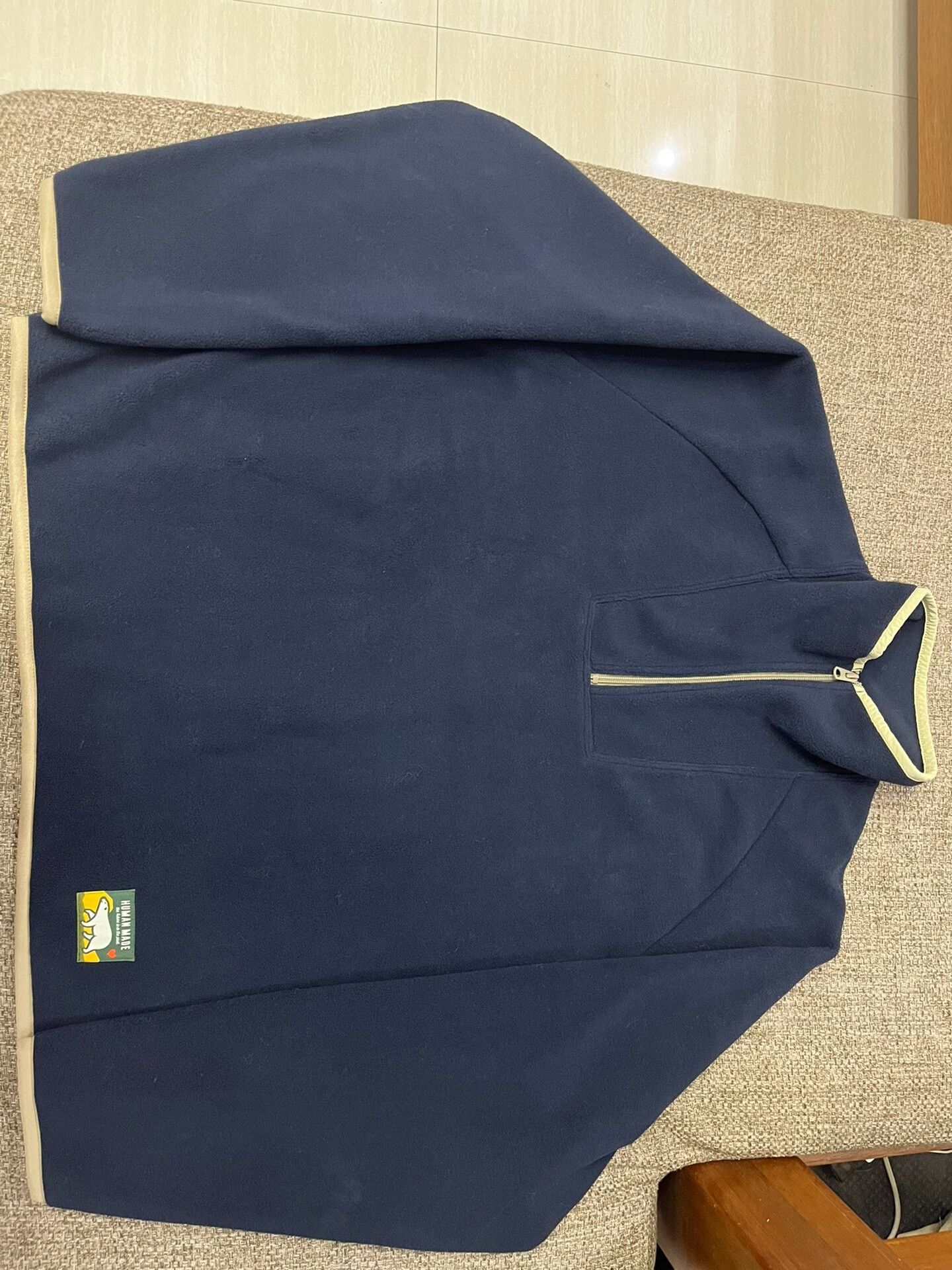 Human Made HUMAN MADE Half-Zip Fleece Sweatshirt Size US XL / EU 56 / 4 - 1 Thumbnail