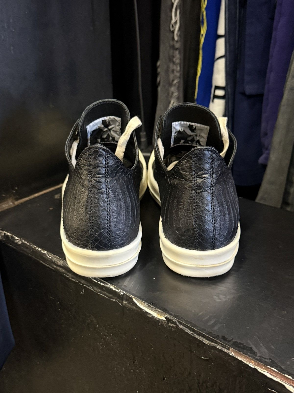 Rick Owens Rick owes python snake skin ramones Size US 8 / EU 41 - 3 Thumbnail