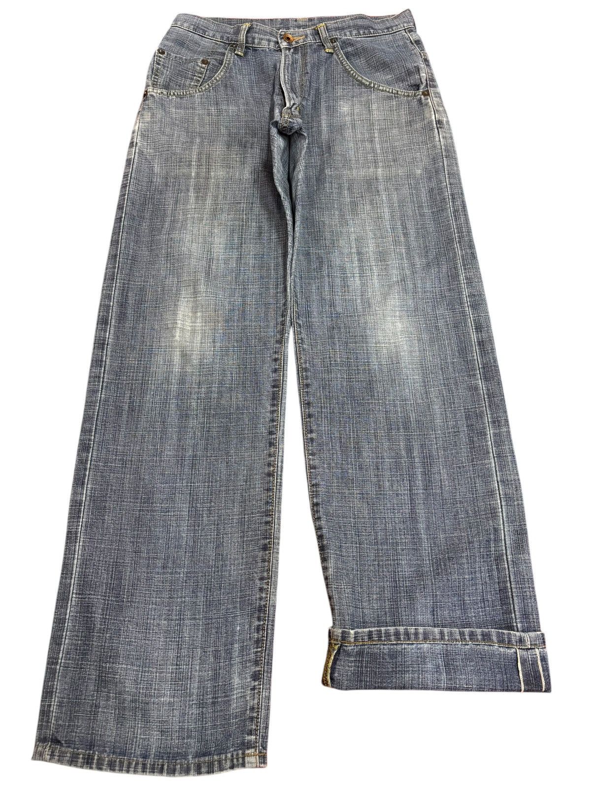 Edwin × Self Edge × Vintage 90s Vintage Edwin 505D Selvedge Orange Tag Jeans Size US 30 / EU 46 - 1 Thumbnail