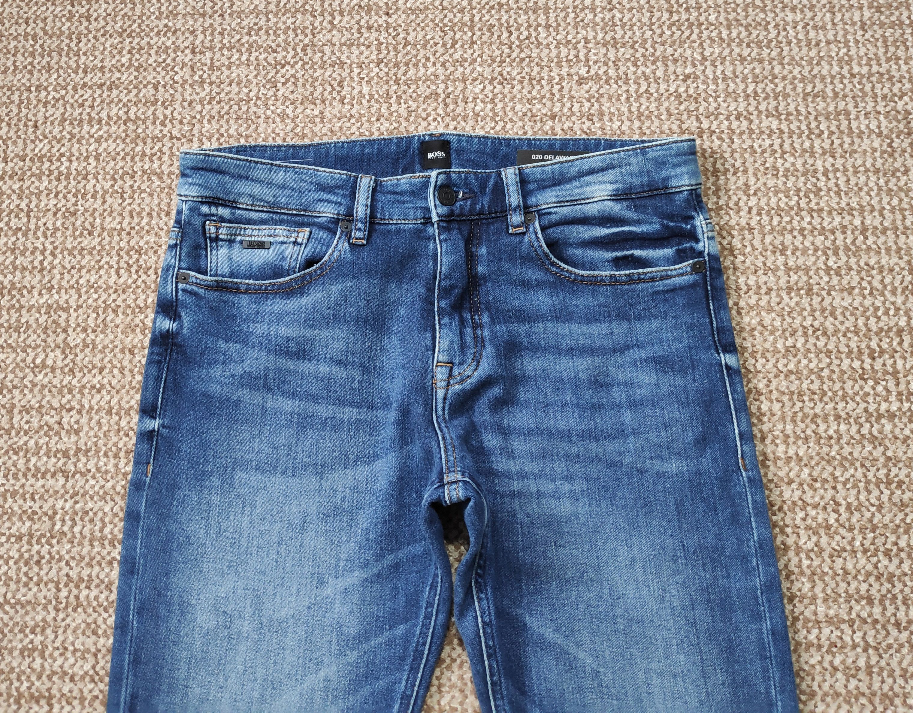 Hugo Boss Hugo Boss 020 Delaware Slim Fit Soft Knit Denim Jeans sz W32 Size US 32 / EU 48 - 6 Thumbnail