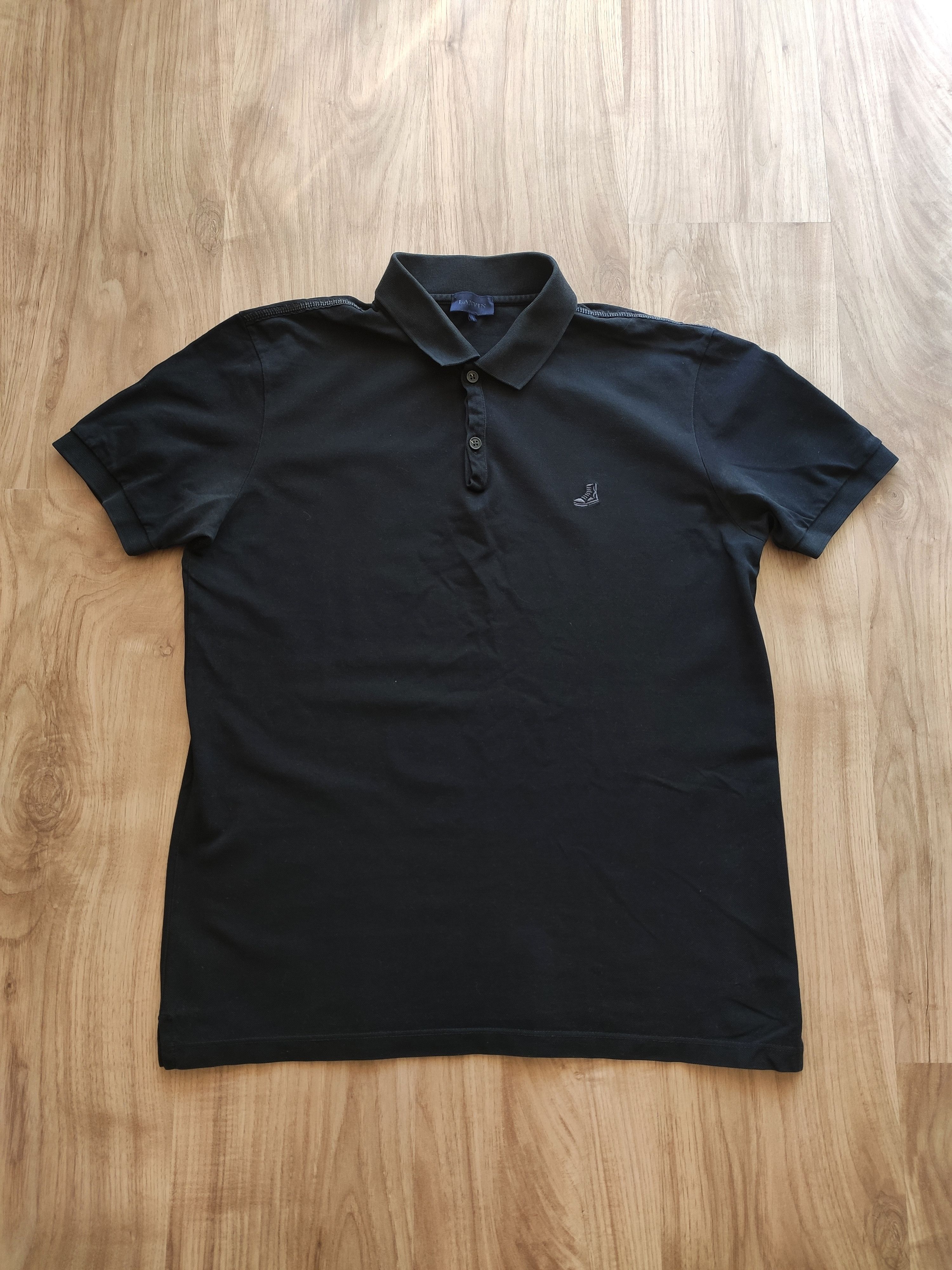 Lanvin × Vintage Vintage Lanvin Polo men t-shirt black Size US M / EU 48-50 / 2 - 1 Thumbnail