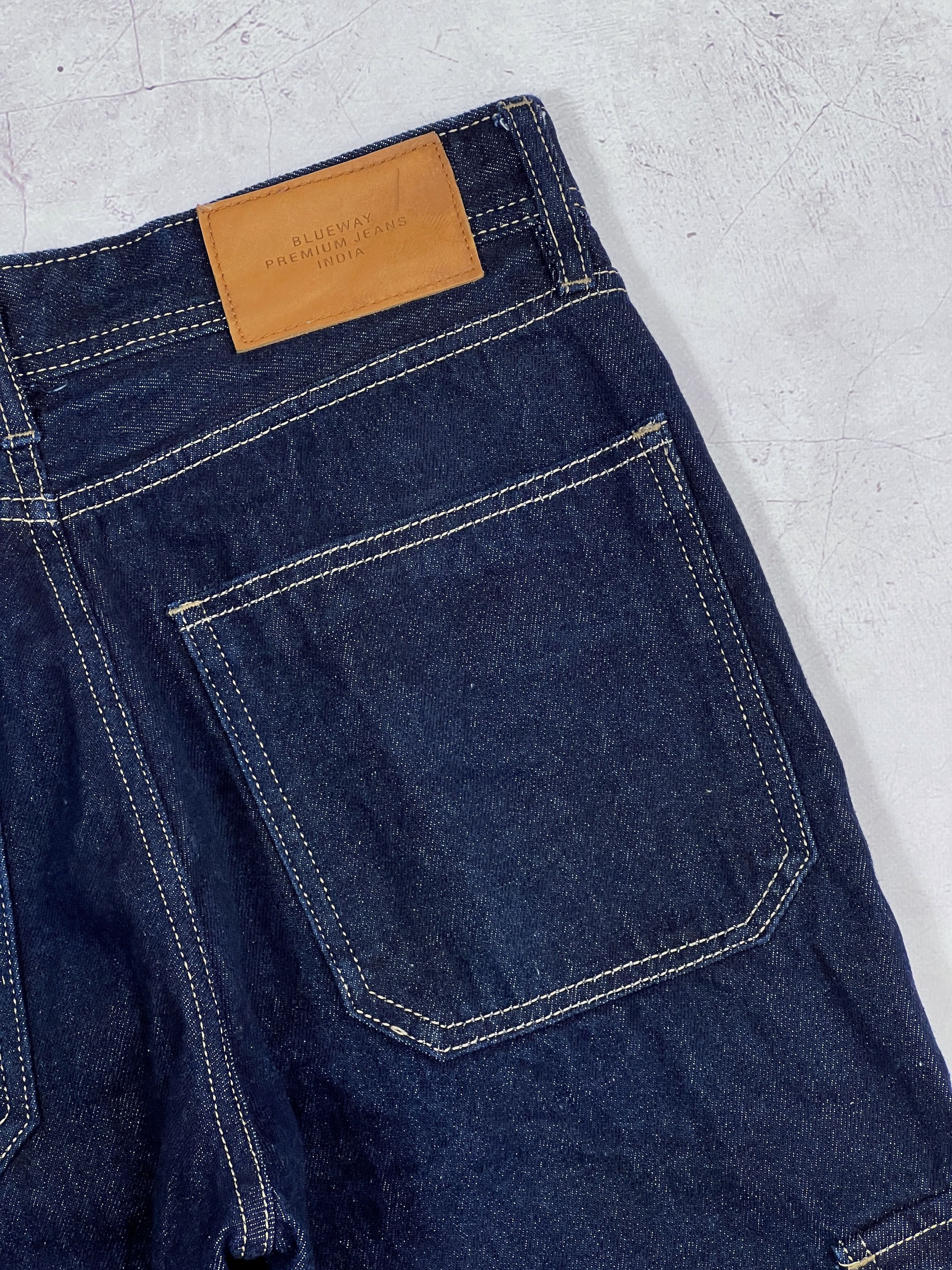 Blue Blue Japan × Japan Blue × Japanese Brand Blue Way Japanese Indigo Denim Cargo Pants Size US 32 / EU 48 - 14 Thumbnail