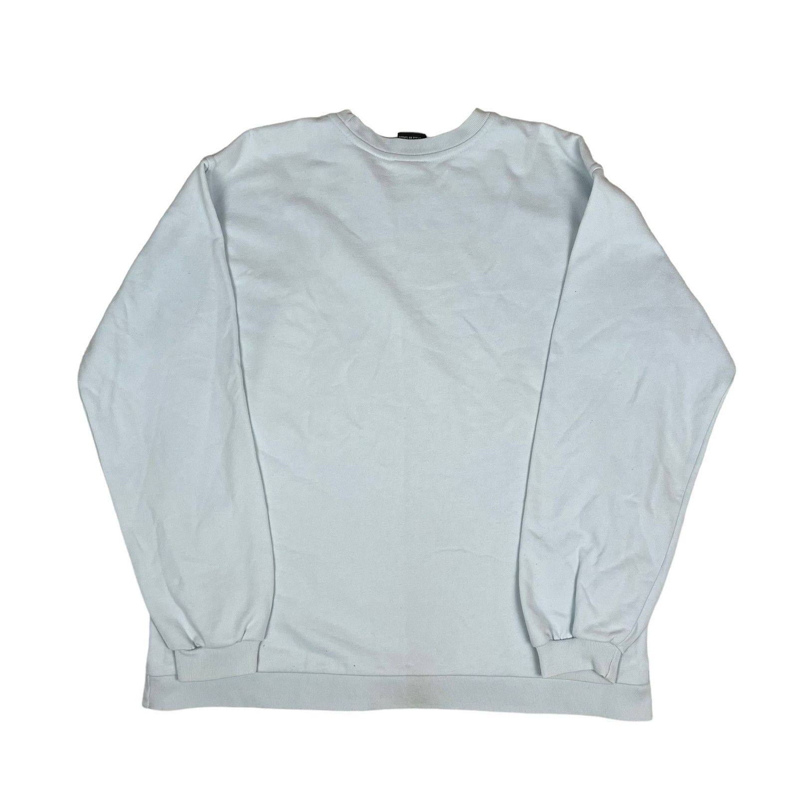Nike × Vintage Nike Women's Blue Spellout Pullover Sweatshirt Medium 8-10 Size M / US 6-8 / IT 42-44 - 6 Thumbnail