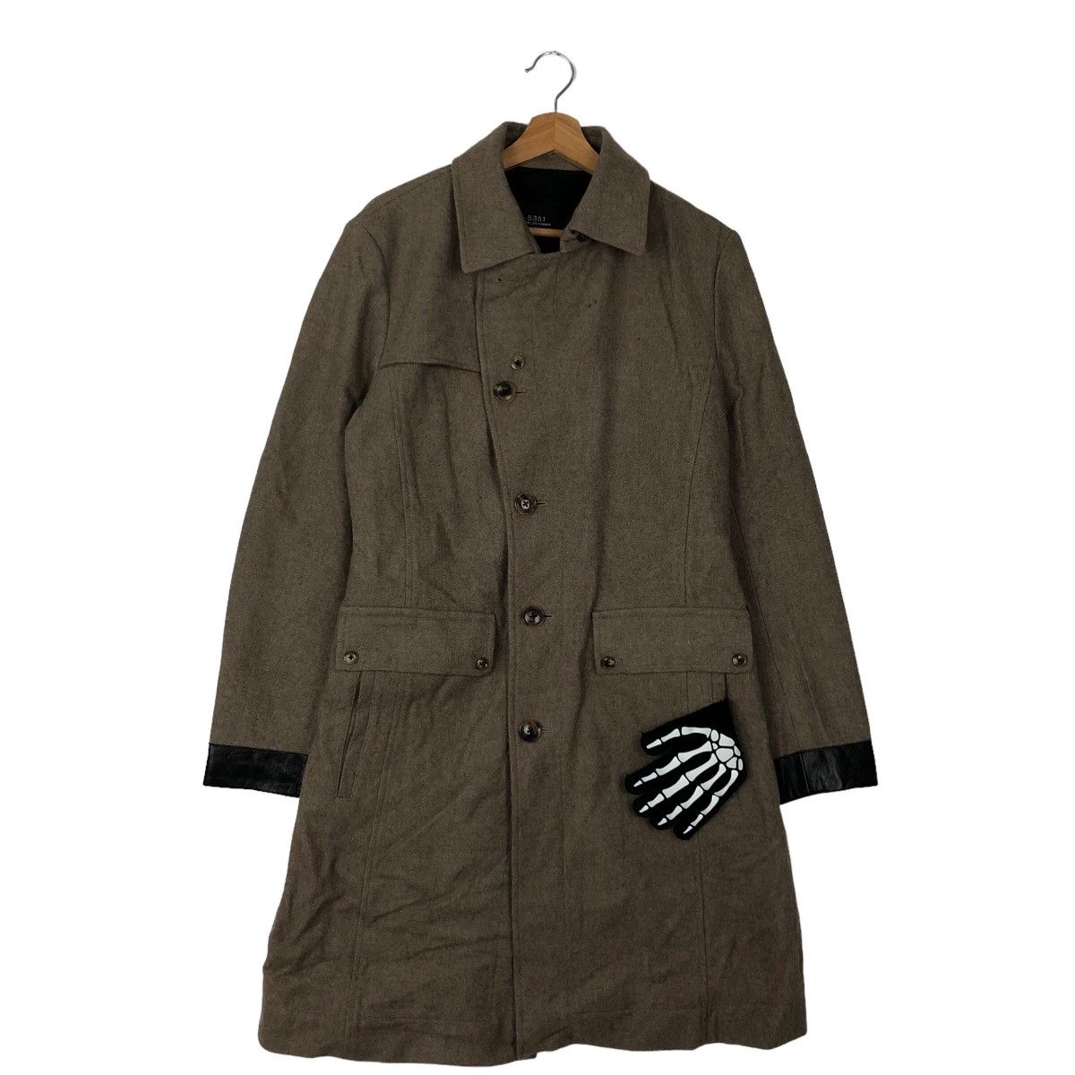 RARE LONG FLY JACKET 5351 POUR LES HOMMES JAPAN ISSEYMIYAKE