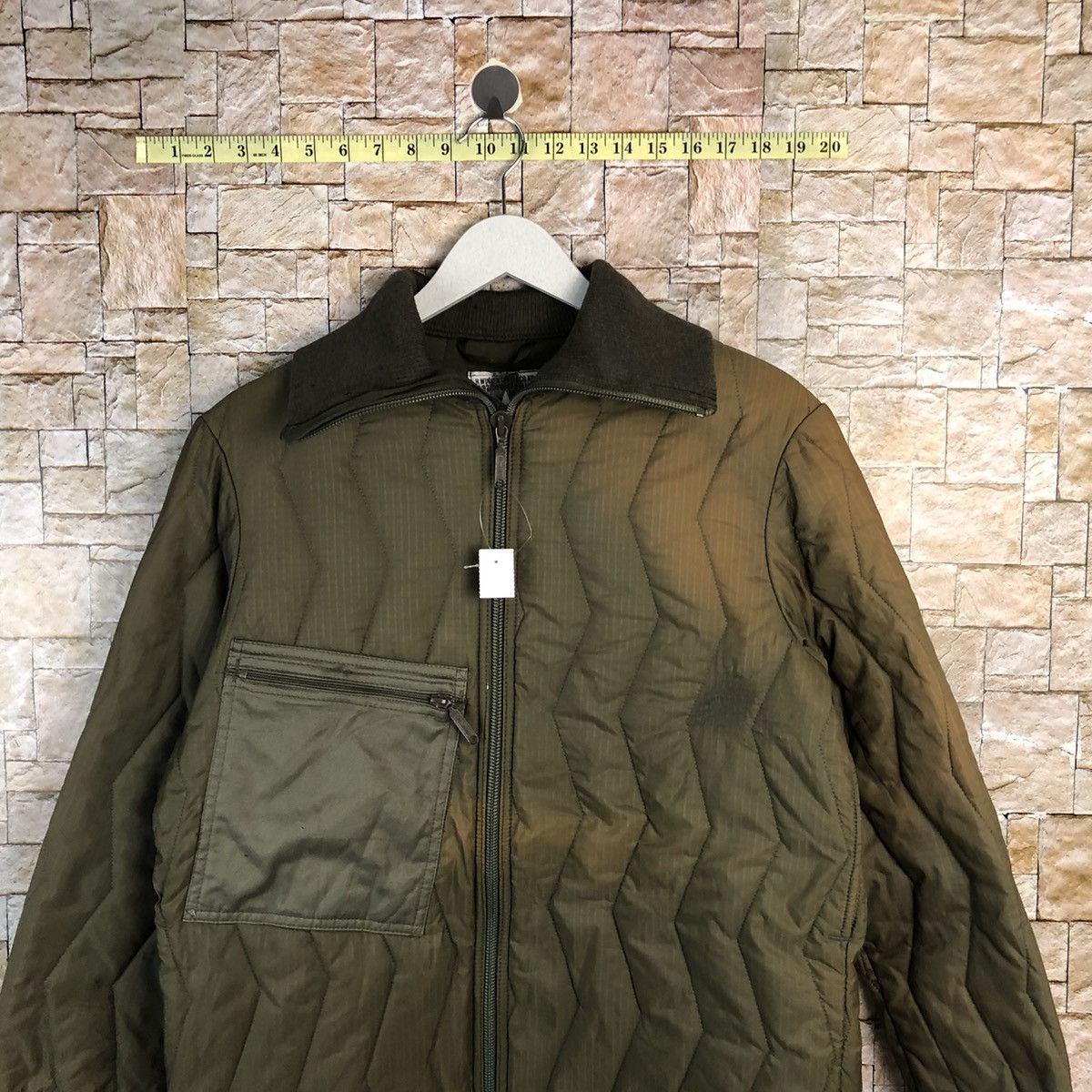 Vintage H.Winner GMBH & Co faded Green vintage puffer Jacket #A881 Size US M / EU 48-50 / 2 - 2 Thumbnail