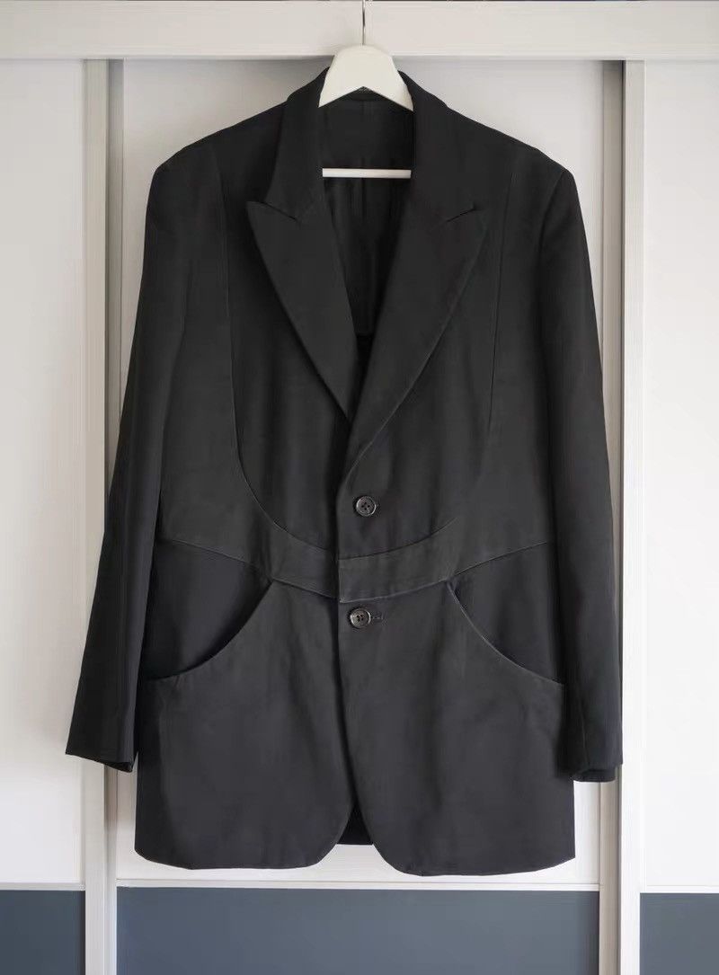 Yohji Yamamoto Yohji Yamamoto 07SS Deconstructed Patchwork Blazer Size 40S - 1 Thumbnail