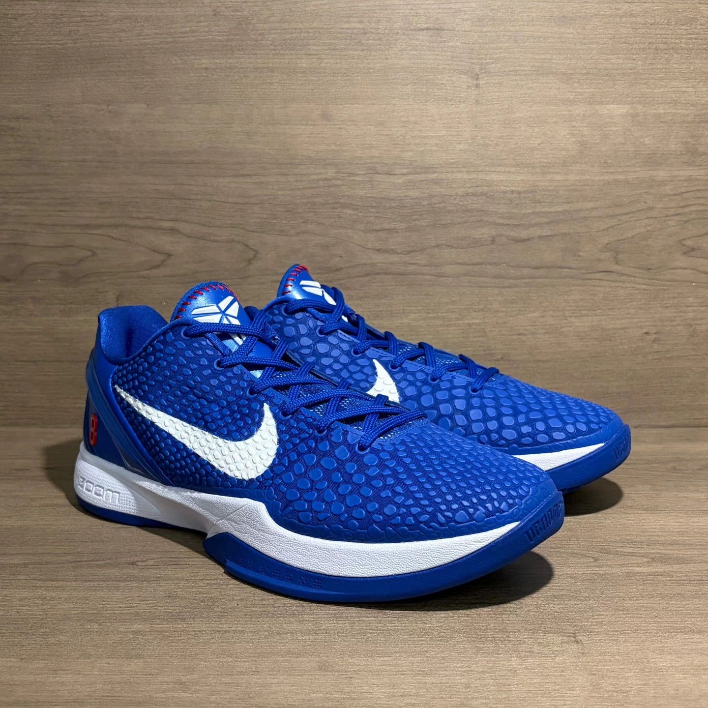 Nike Nike Kobe 6 zk6 Dodge White Blue 46 Size US 12 / EU 45 - 2 Thumbnail