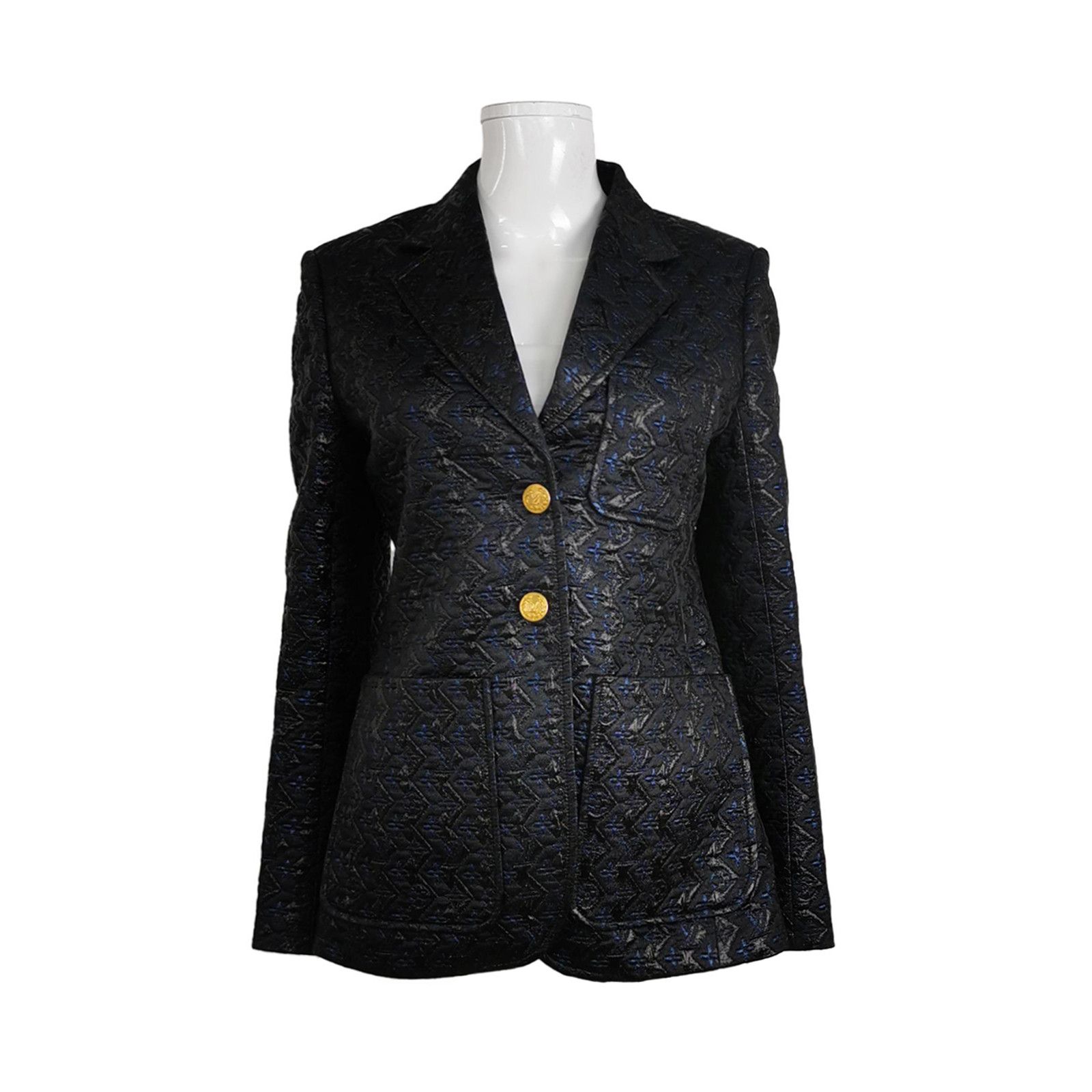Louis Vuitton Louis Vuitton Monogram Jacquard Blazer Size 38 Size S / US 4 / IT 40 - 1 Thumbnail