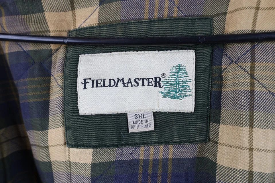Vintage Vintage 90s Streetwear Flannel Lined Chore Jacket Green Size US XXL / EU 58 / 5 - 12 Thumbnail