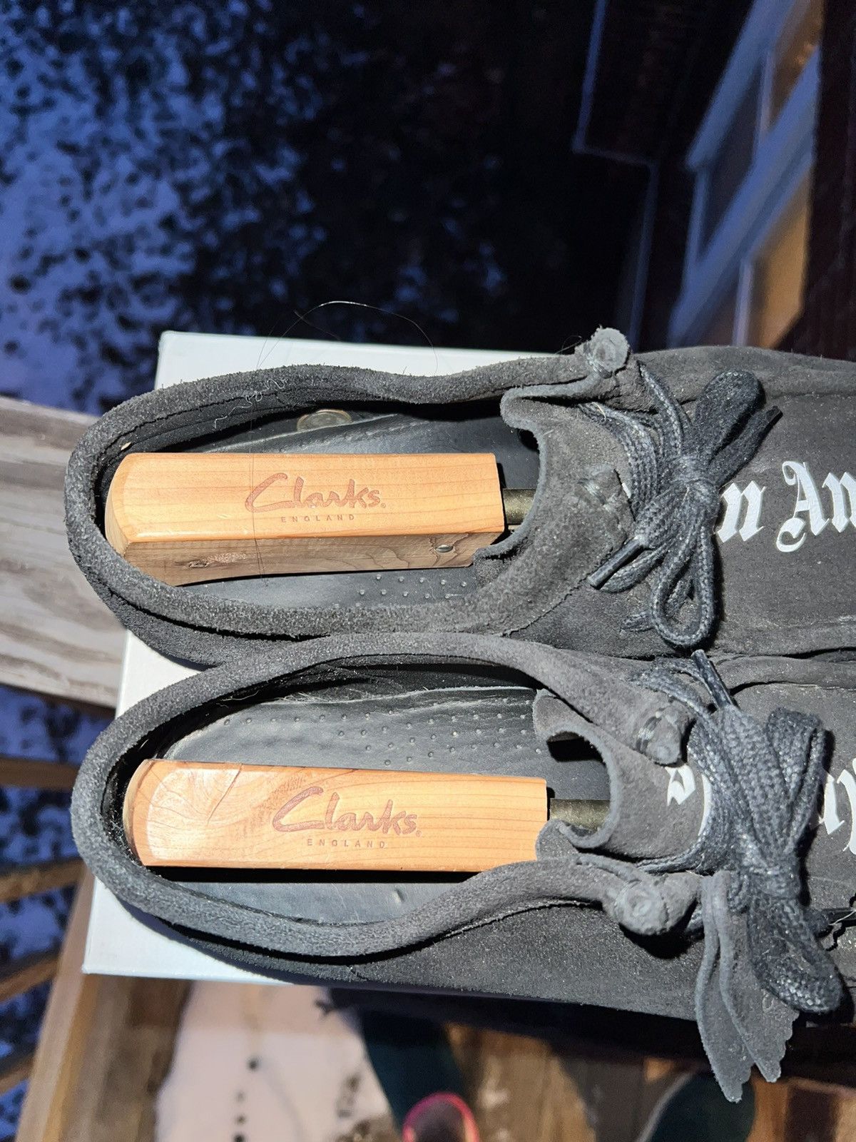 Clarks × Palm Angels Clarks Palm Angels Suede Wallabees Black Boots Size 13 Size US 13 / EU 46 - 8 Thumbnail