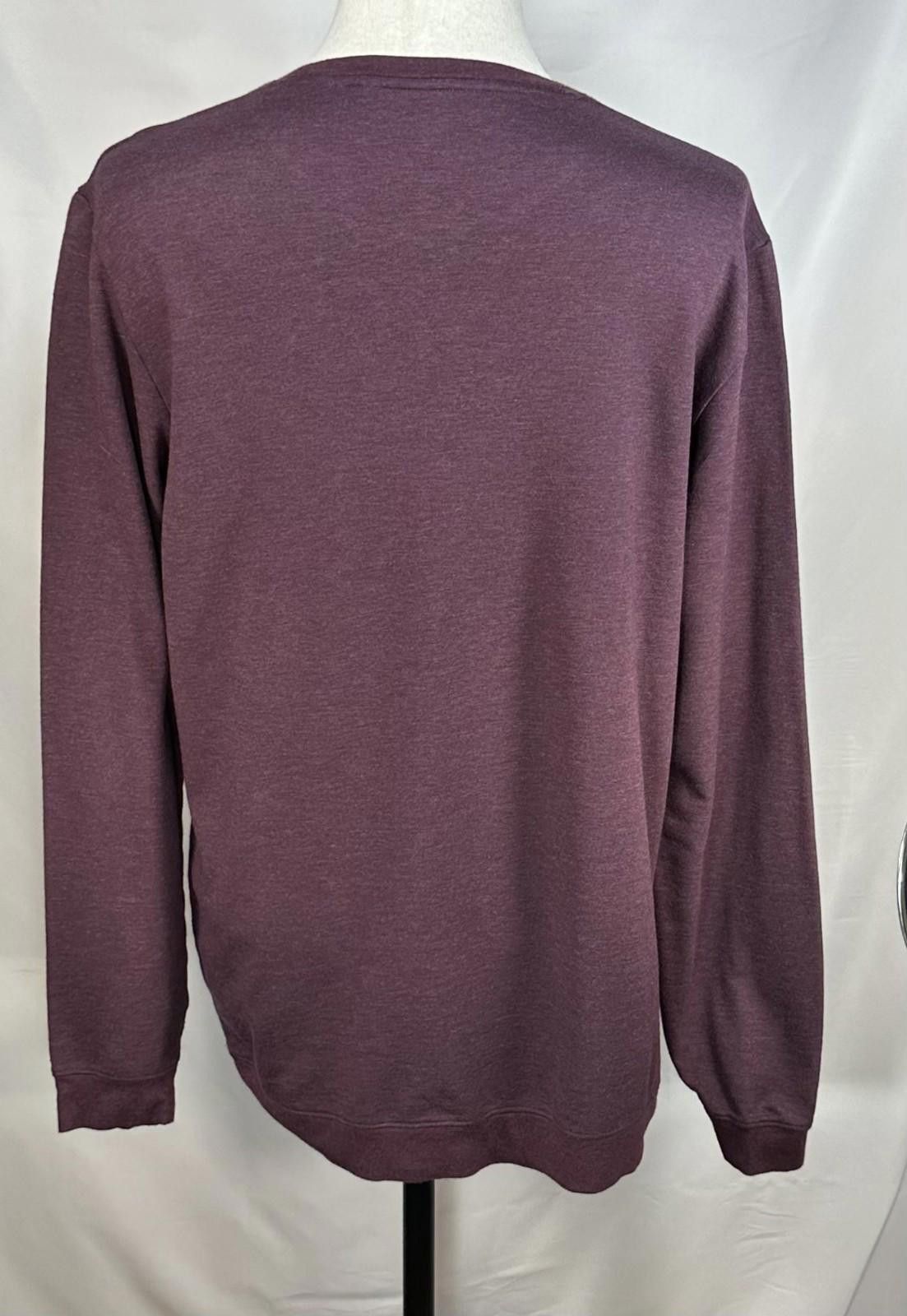 TravisMathew Travis Mathew Long Sleeve Fleece Sweatshirt Maroon Mens XL Size US L / EU 52-54 / 3 - 2 Thumbnail